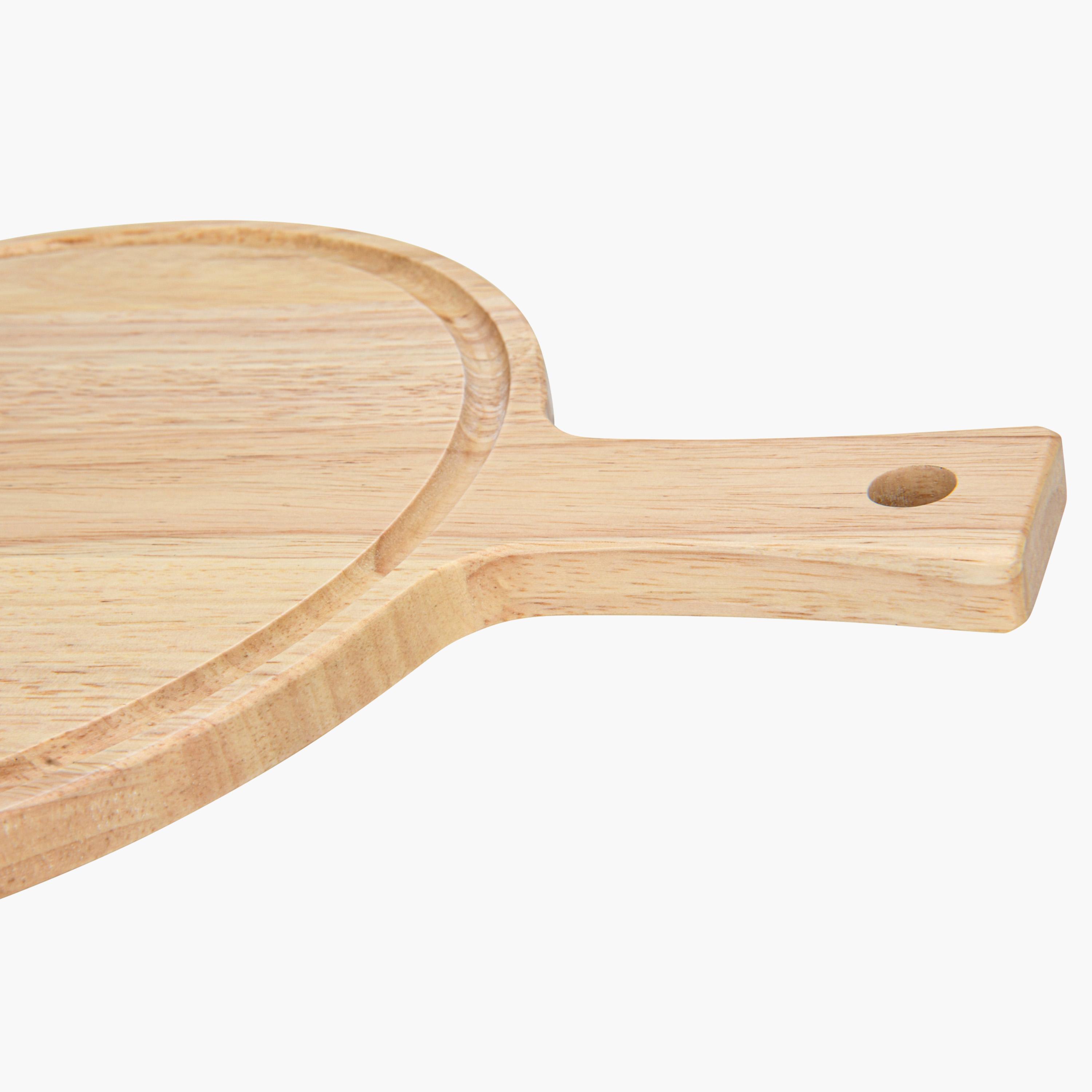 Fissman Rubber Wood Cutting Board with Handle - 40 cms-household-kitchen-kitchentoolsandutensils-cuttingboards-image-5