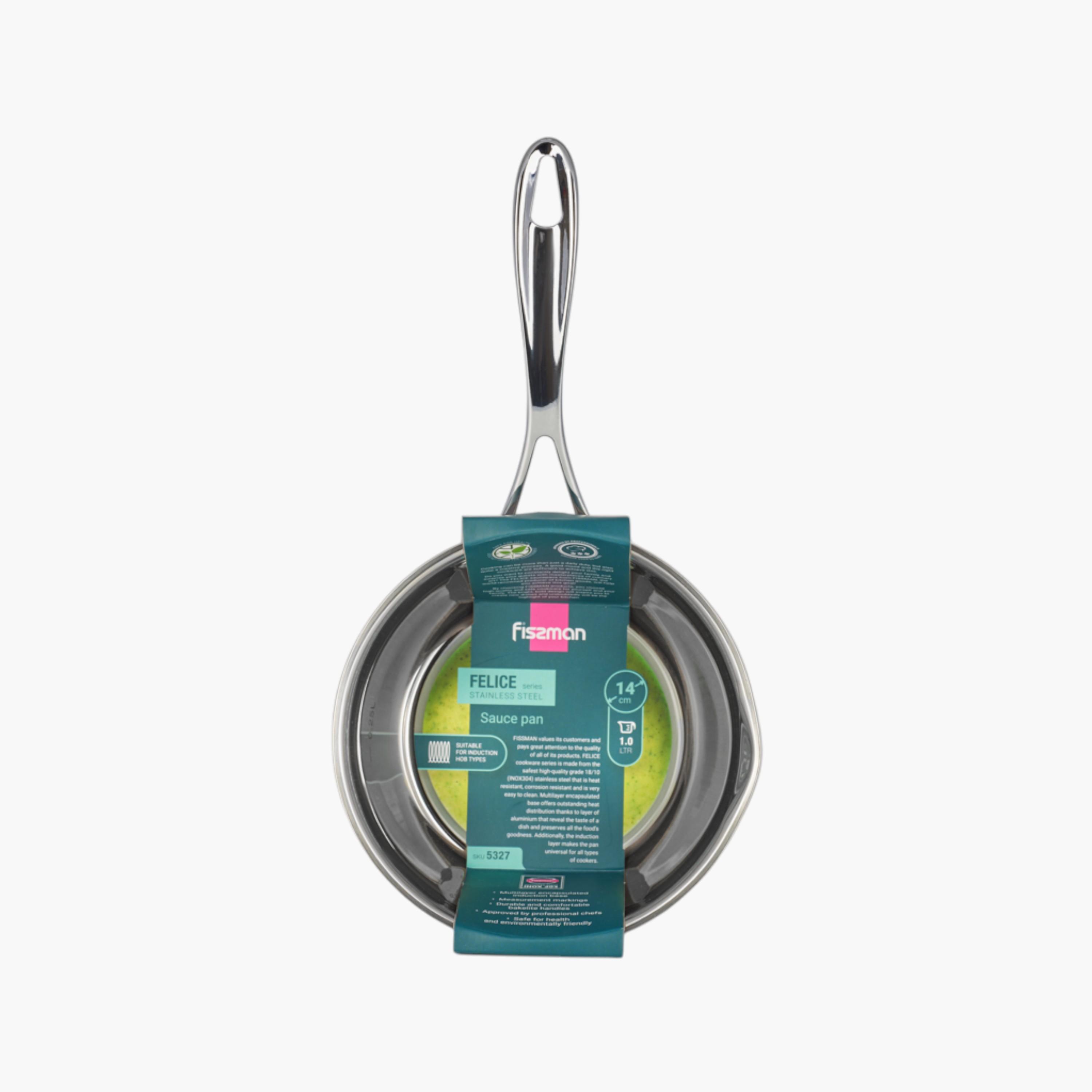 Felice Stainless Steel Saucepan - 1 L-household-kitchen-cookware-potsandpans-image-8