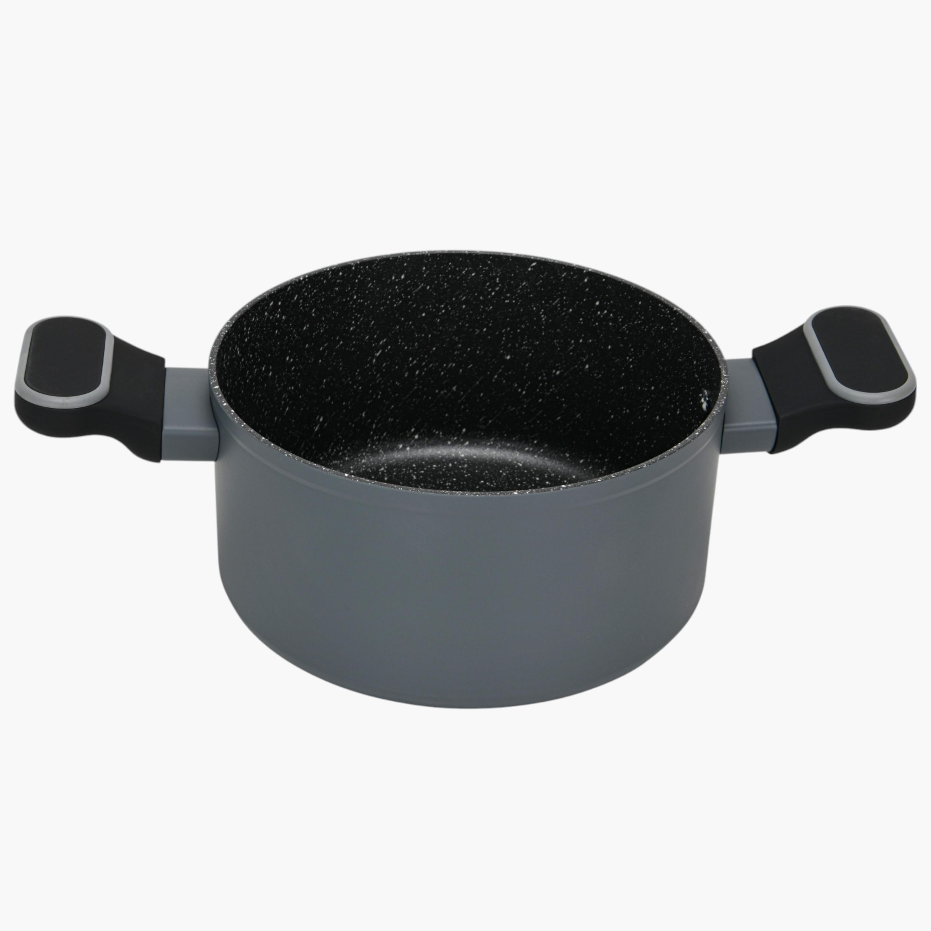 Laura Aluminium Stockpot with Glass Lid - 3 L-household-kitchen-cookware-potsandpans-image-4