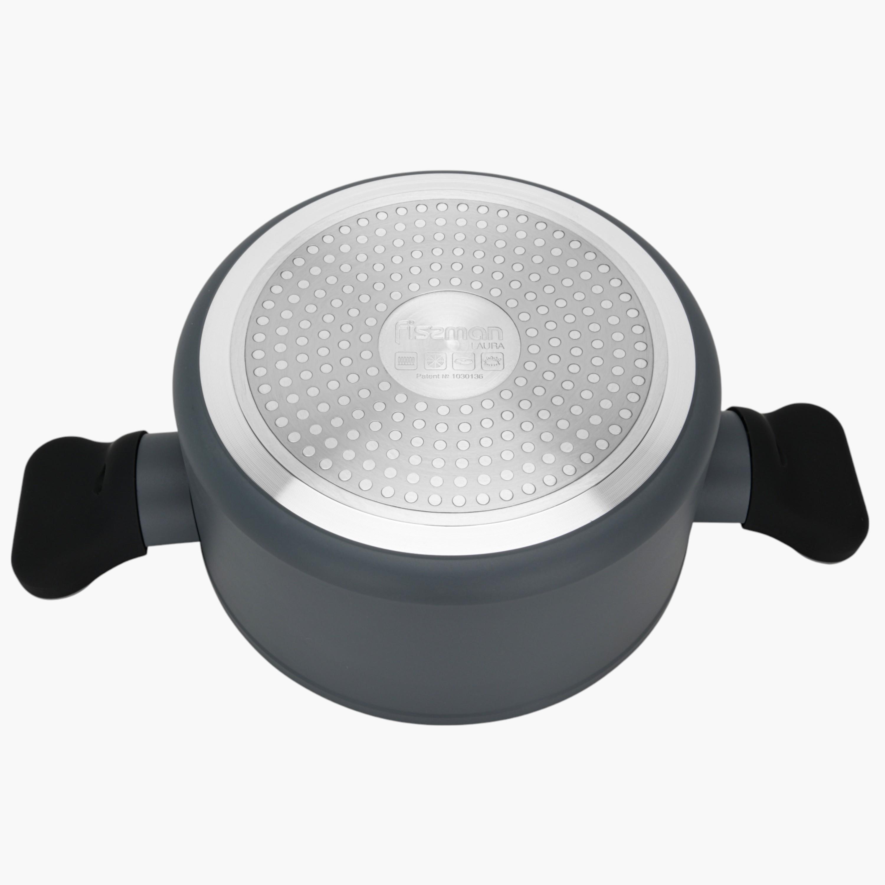 Laura Aluminium Stockpot with Glass Lid - 3 L-household-kitchen-cookware-potsandpans-image-6