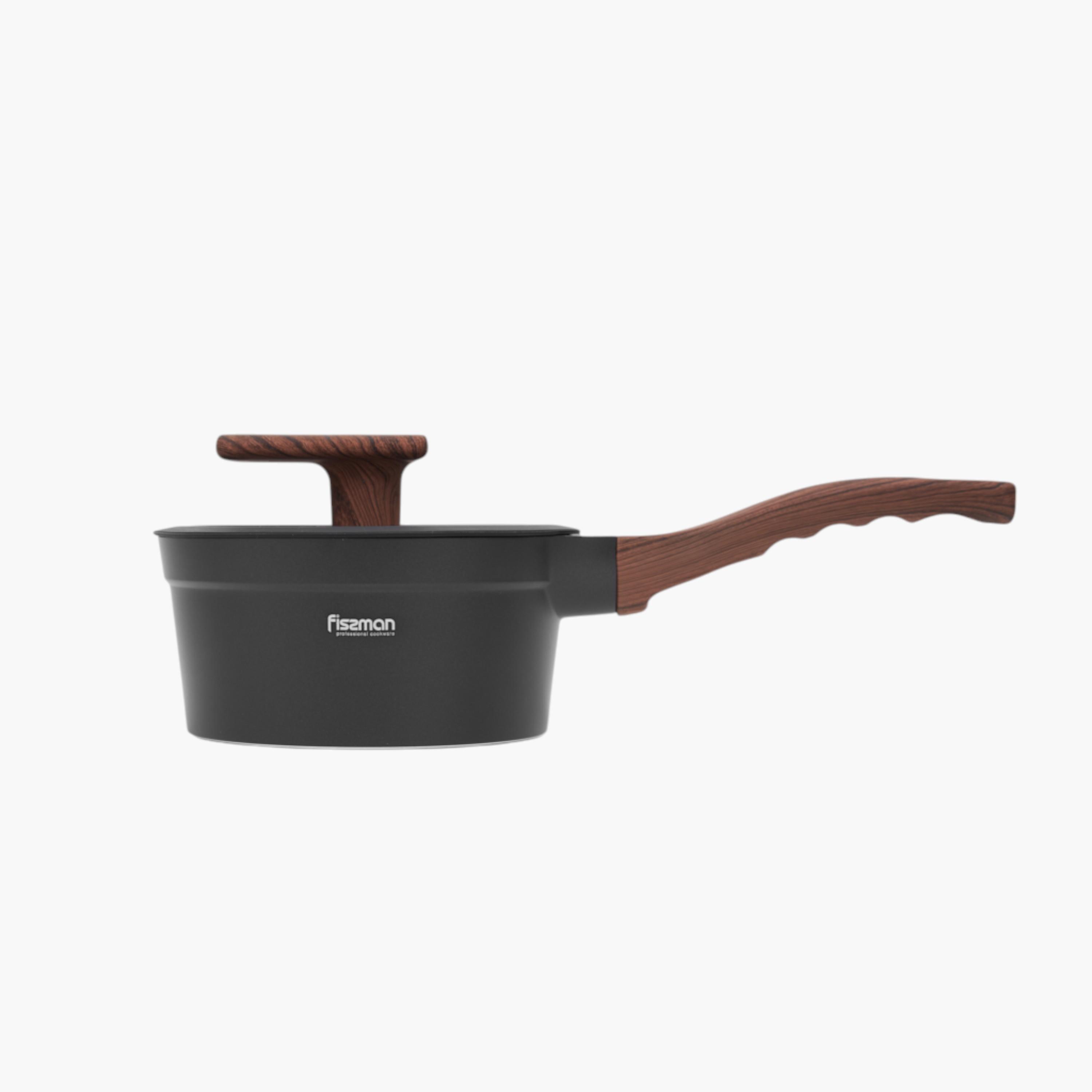 Filomena Non-Stick Aluminium Sauce Pan with Glass Lid and Induction Bottom  - 1.2 L-household-kitchen-cookware-potsandpans-image-1