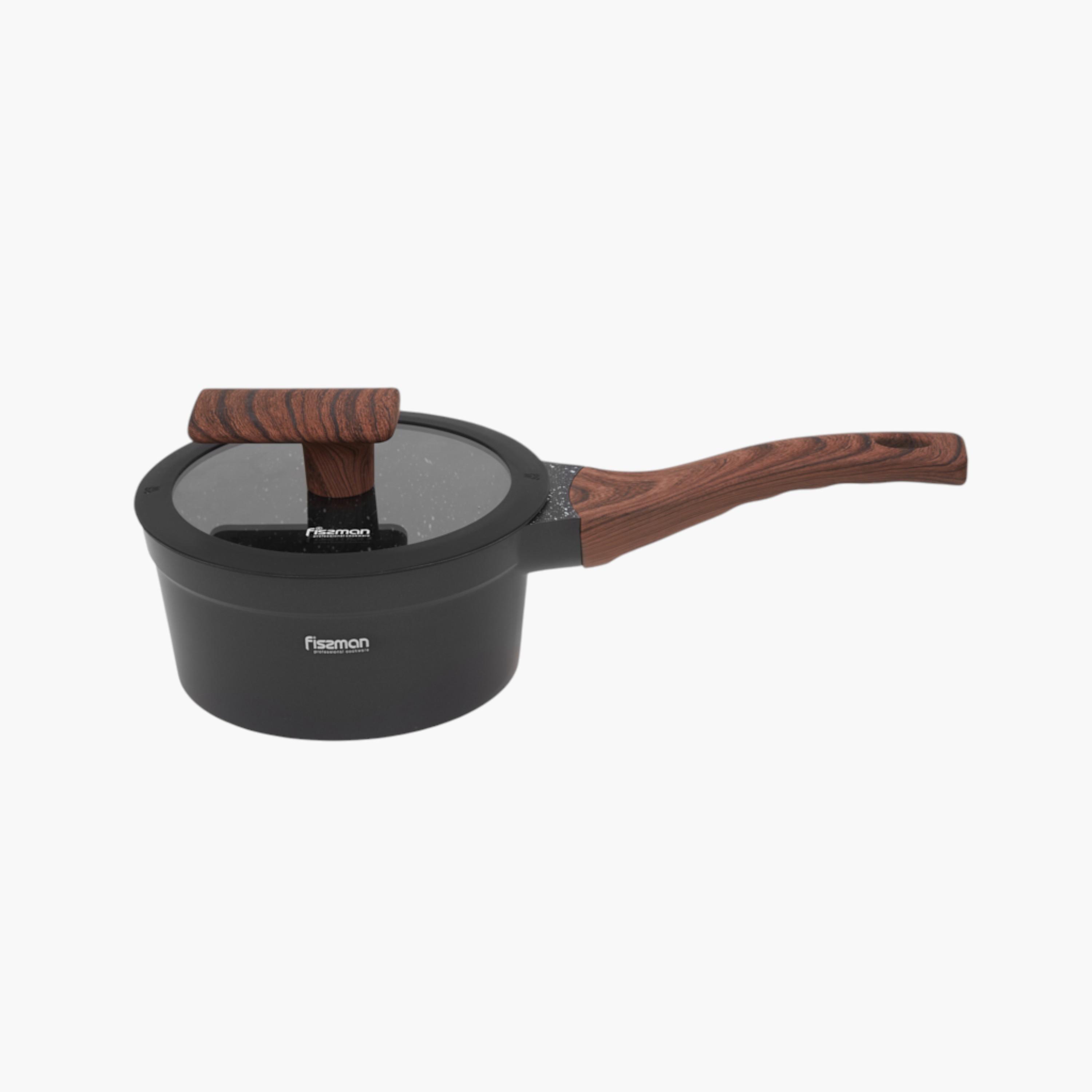 Filomena Non-Stick Aluminium Sauce Pan with Glass Lid and Induction Bottom  - 1.2 L-household-kitchen-cookware-potsandpans-image-3