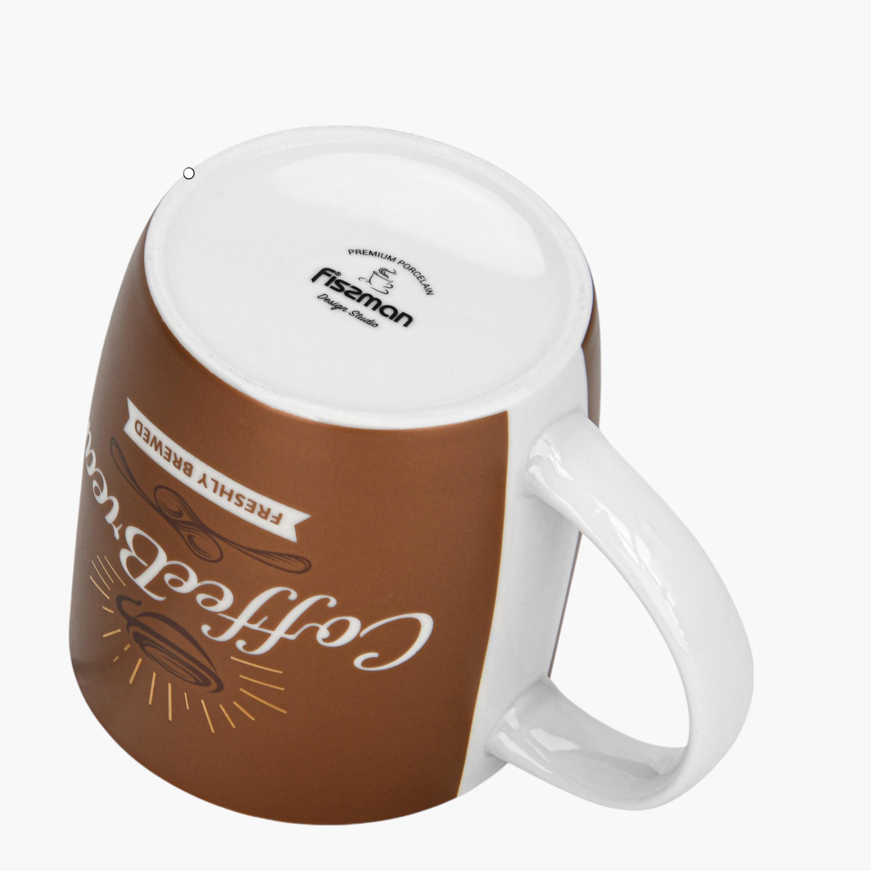 Fissman 2-Piece Printed New Bone China Mug Set - 310 ml-household-dining-teaandcoffee-teaandcoffeesets-image-2