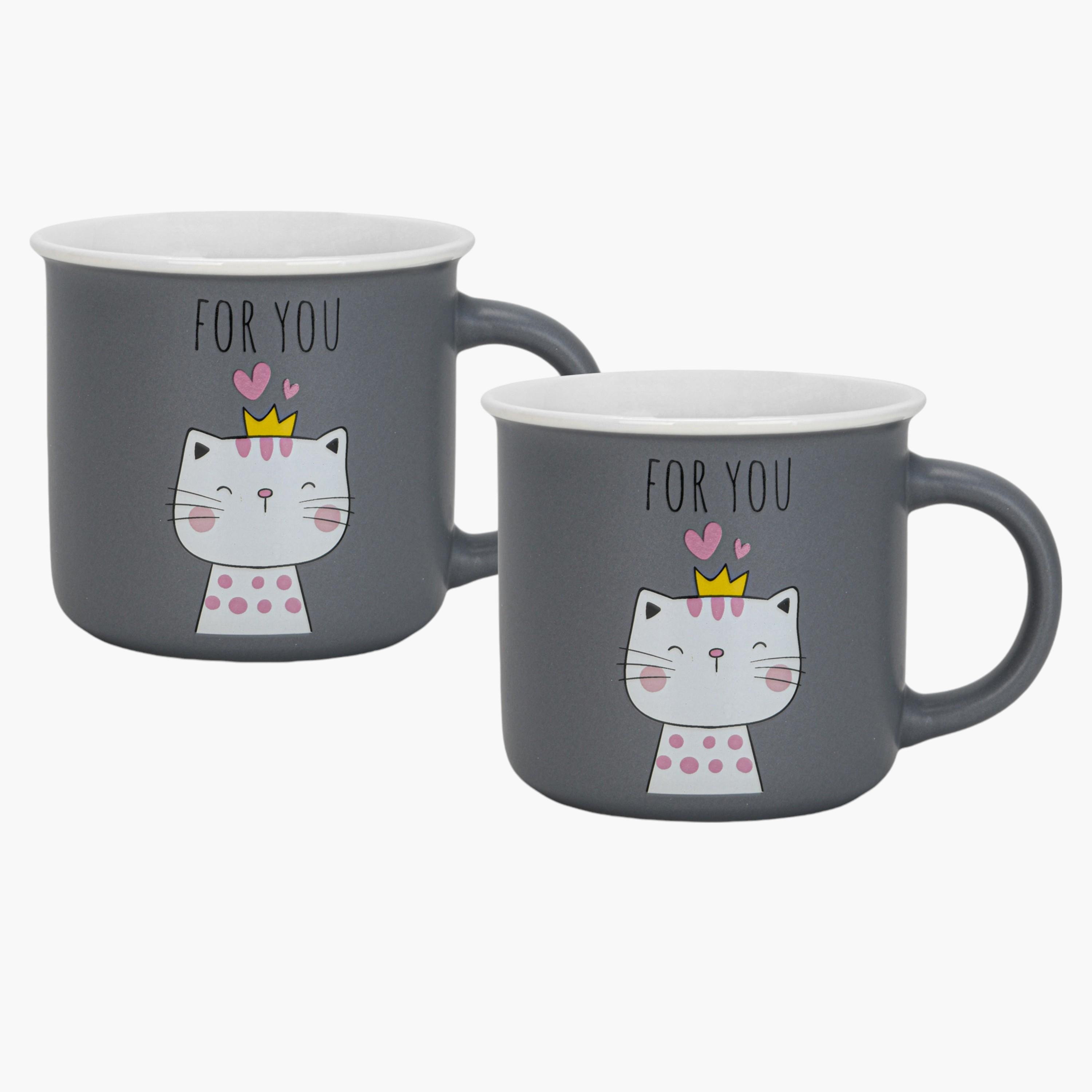 Fissman 2-Piece Printed New Bone China Mug Set - 380 ml-household-dining-teaandcoffee-teaandcoffeesets-image-4