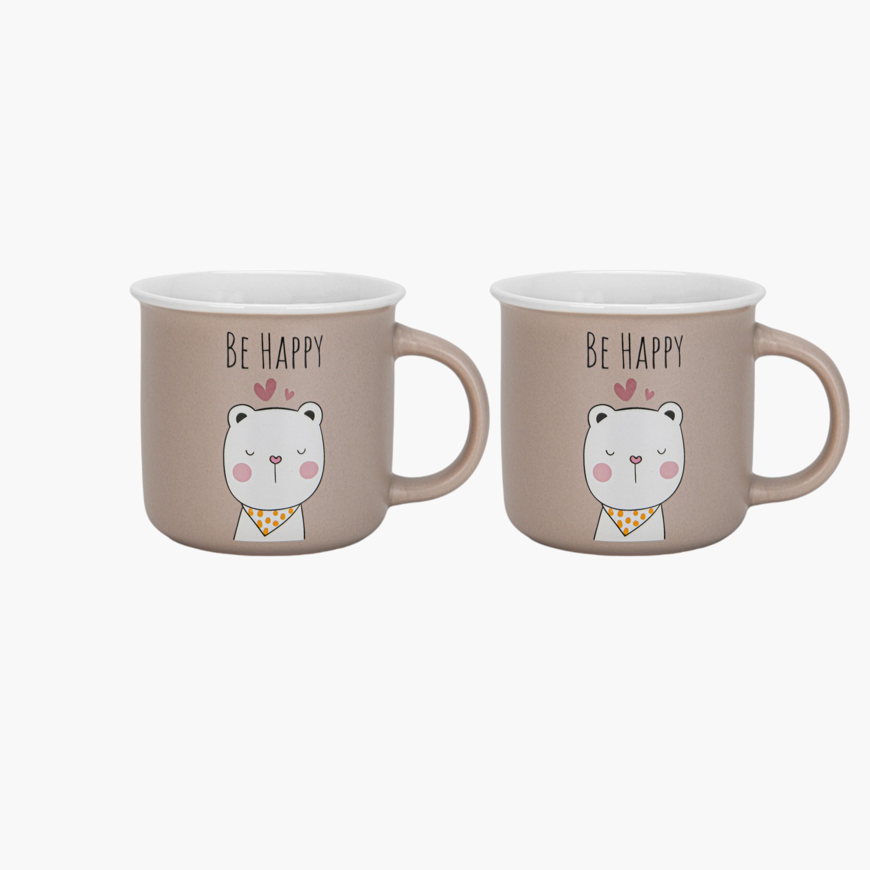 طقم مجات خزف صيني بطبعات قطعتين من فسيمان - 380 مل-household-dining-teaandcoffee-teaandcoffeesets-image-3