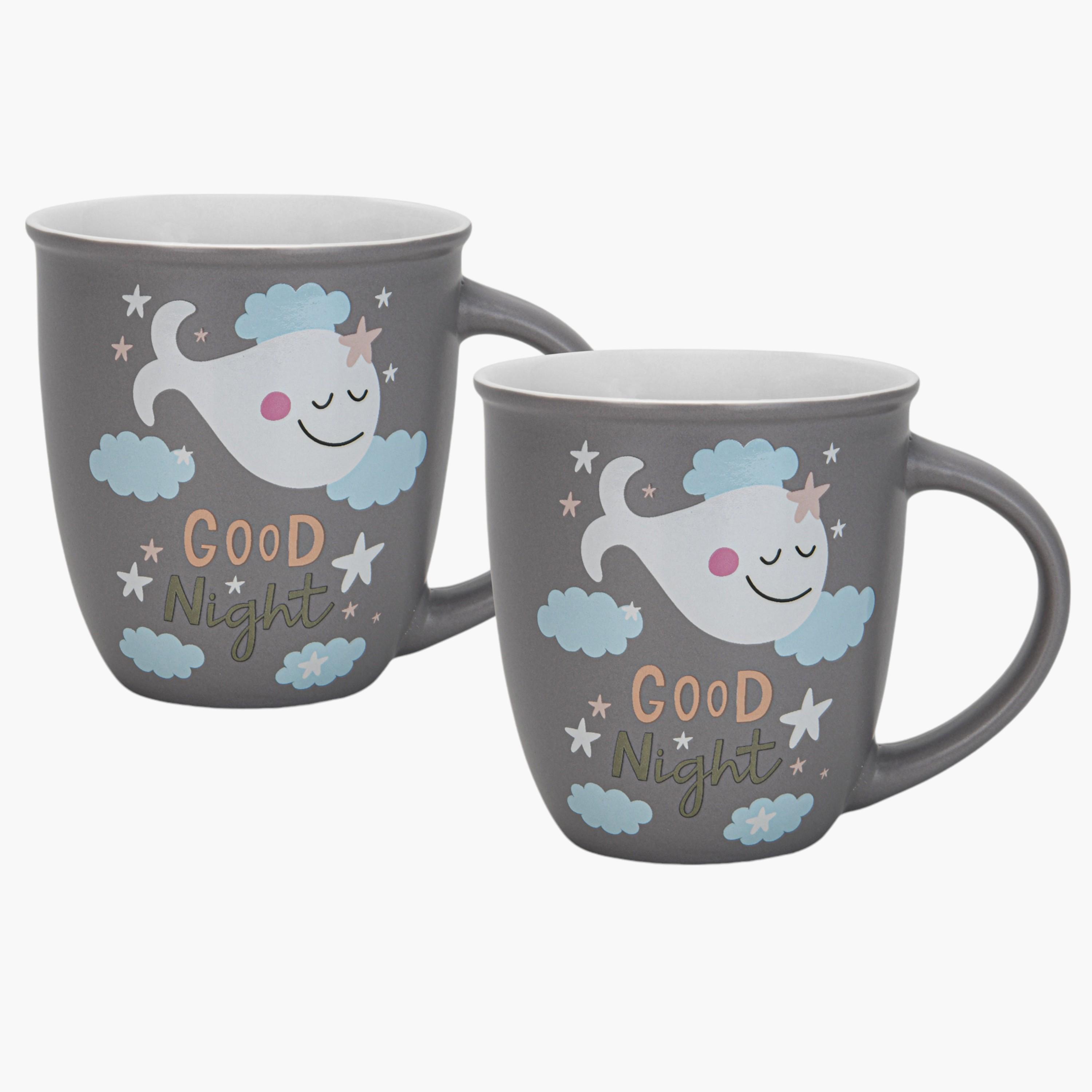 طقم أكواب خزف صيني بطبعات قطعتين من فسيمان - 380 مل-household-dining-teaandcoffee-teaandcoffeesets-image-4