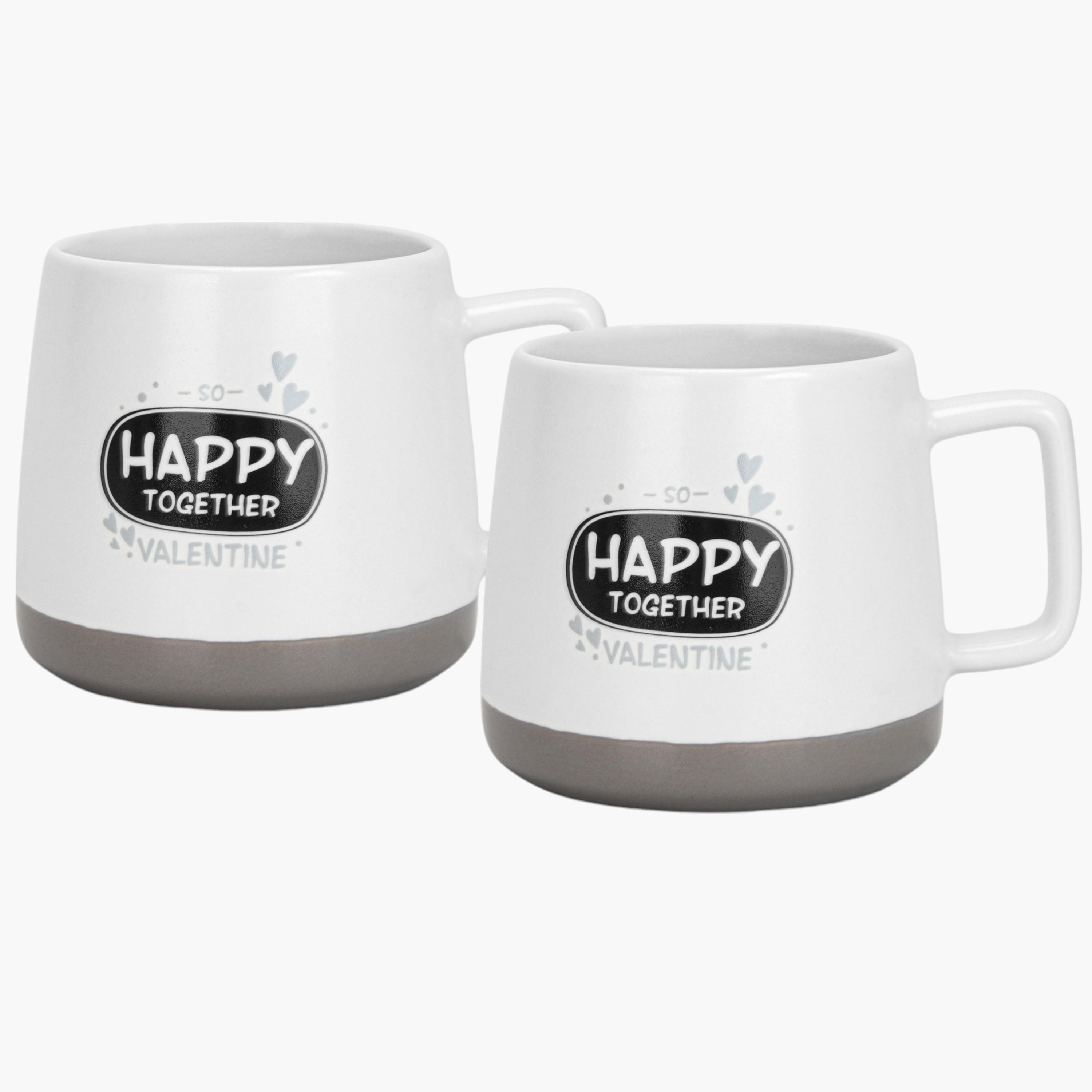 Happy Together Print 2-Piece New Bone China Mug Set - 400 ml-household-dining-teaandcoffee-teaandcoffeesets-image-4
