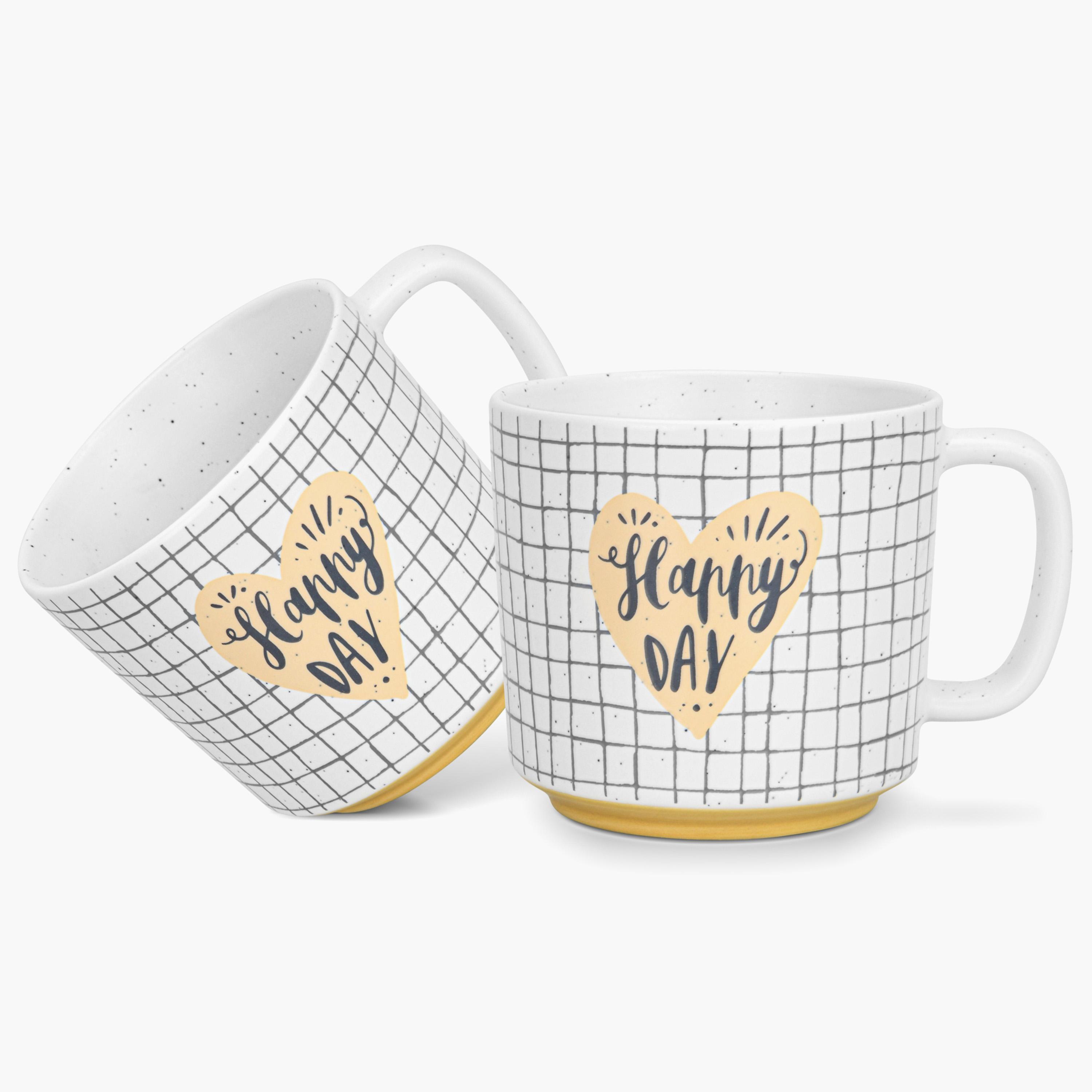 Fissman 2-Piece Printed Mug Set - 490 ml-household-dining-teaandcoffee-teaandcoffeesets-image-1