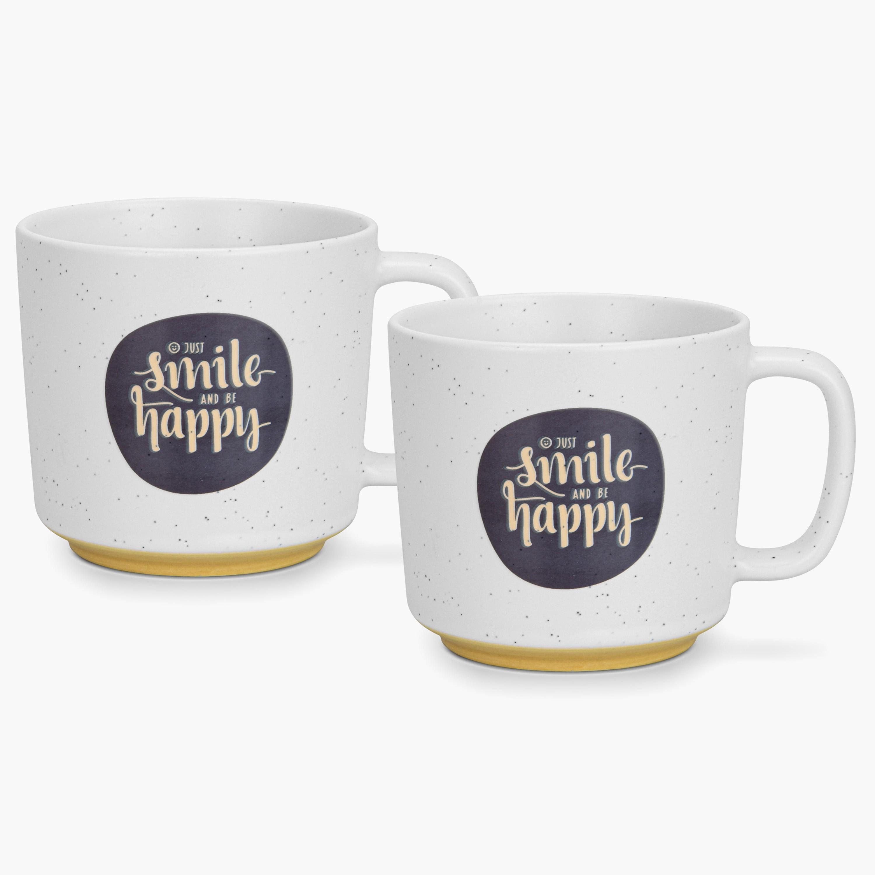Fissman 2-Piece Slogan Print New Bone China Mug Set - 490 ml-household-dining-teaandcoffee-teaandcoffeesets-image-4