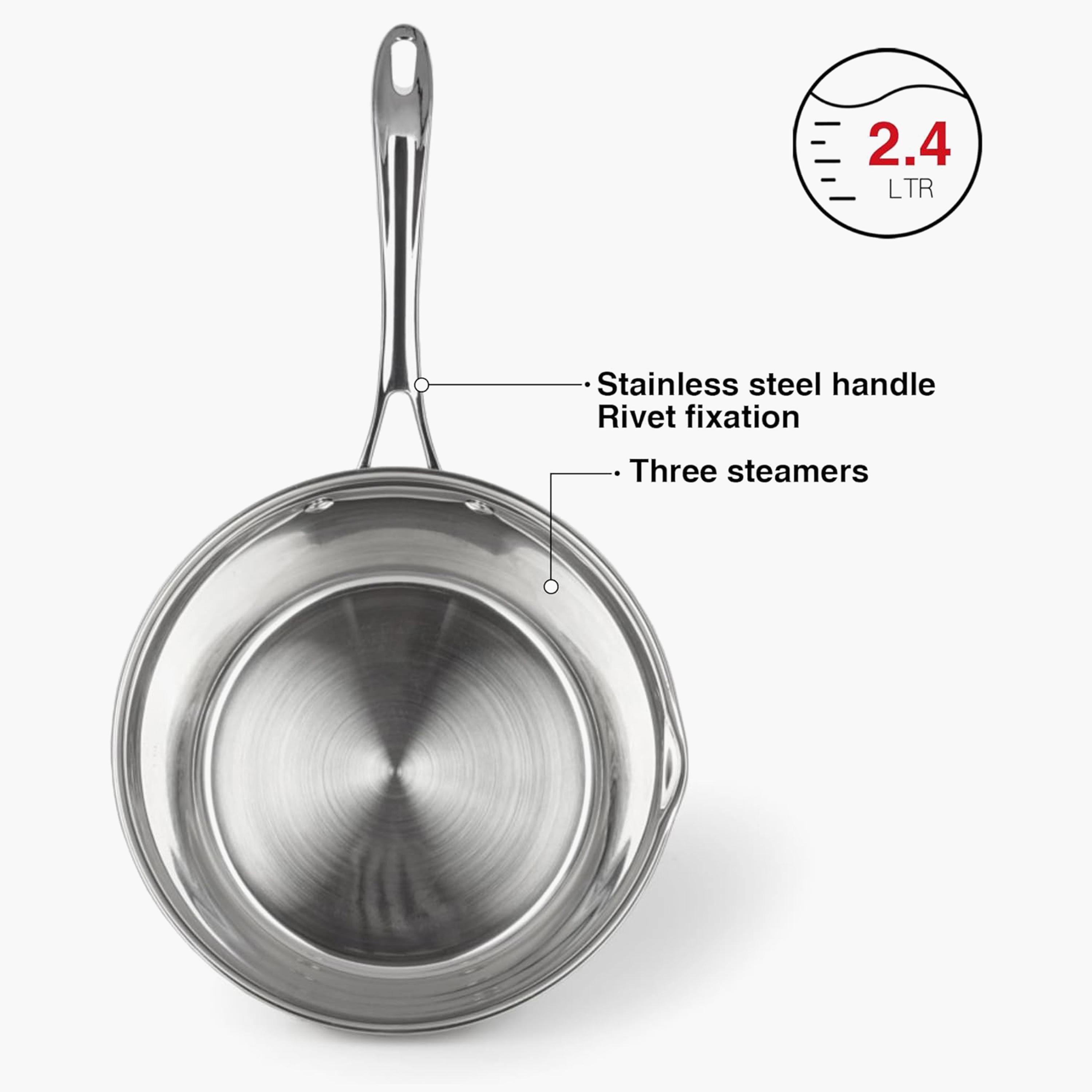Felice Stainless Steel Sauce Pan - 2.4 L-household-kitchen-cookware-potsandpans-image-2