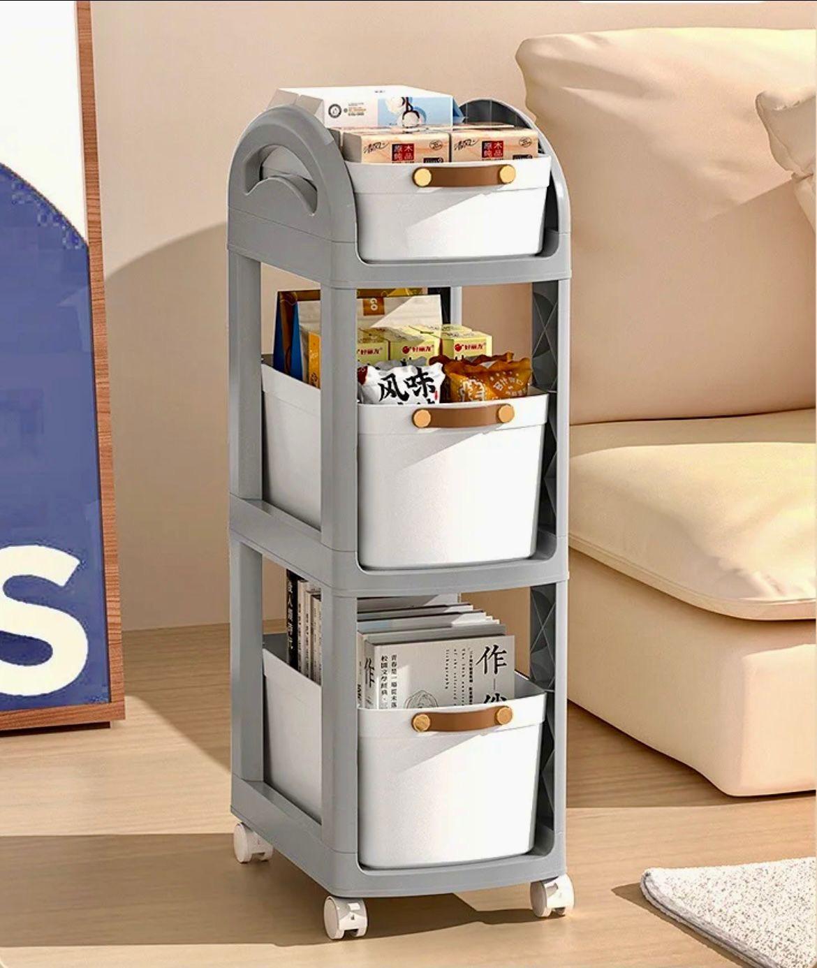 Quesera 3-Tier Kitchen Trolley