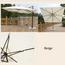 Wooden Twist Sunshade Aluminium Garden Umbrella with Rotating Handle - 300x300 cm-InfluencerCodes_Ramadan26_All_20012026-image-2