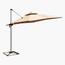 Wooden Twist Sunshade Aluminium Garden Umbrella with Rotating Handle - 350x350 cm-InfluencerCodes_Ramadan26_All_20012026-image-2