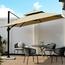 Wooden Twist Sunshade Aluminium Garden Umbrella with Rotating Handle - 350x350 cm-InfluencerCodes_Ramadan26_All_20012026-image-7