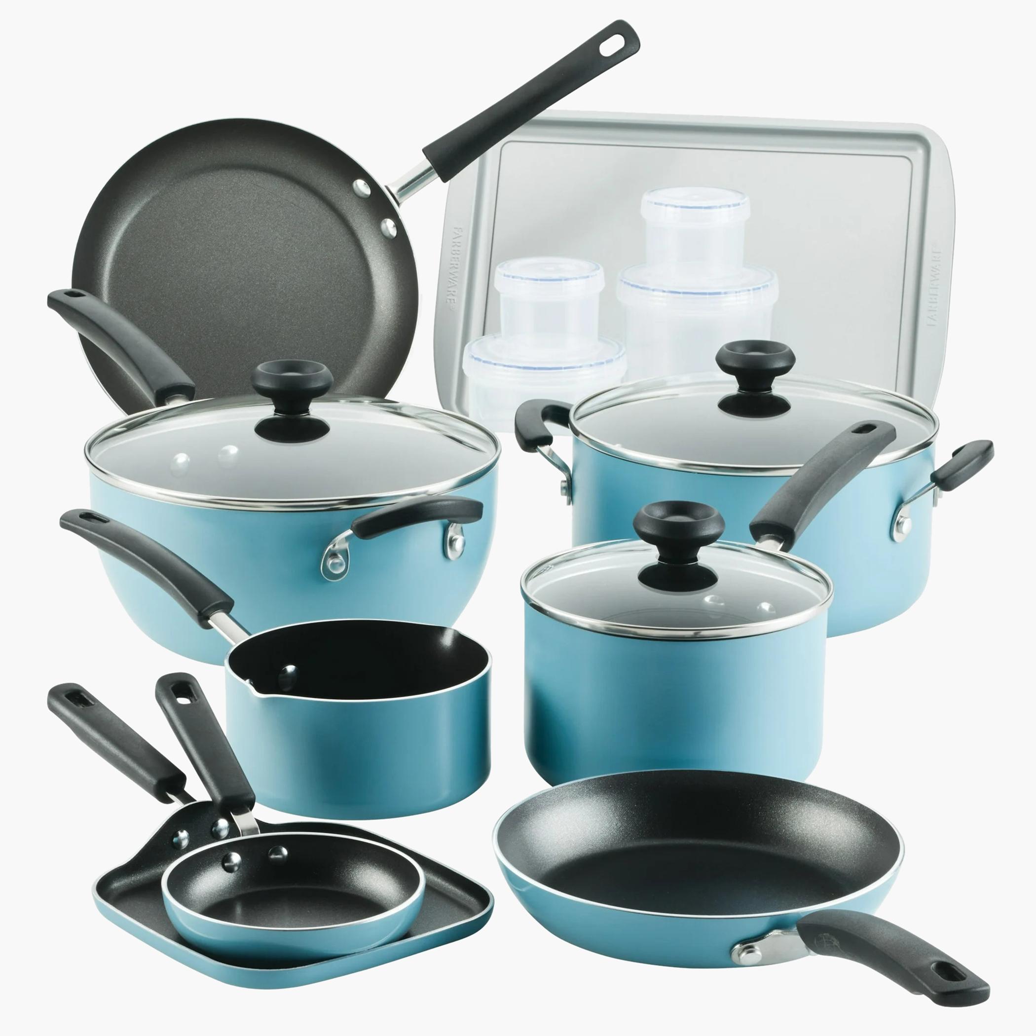 طقم أواني طهي غير لاصق 20 قطعة فاربروير كوكستارت من وينسور-household-kitchen-cookware-potsandpans-image-2