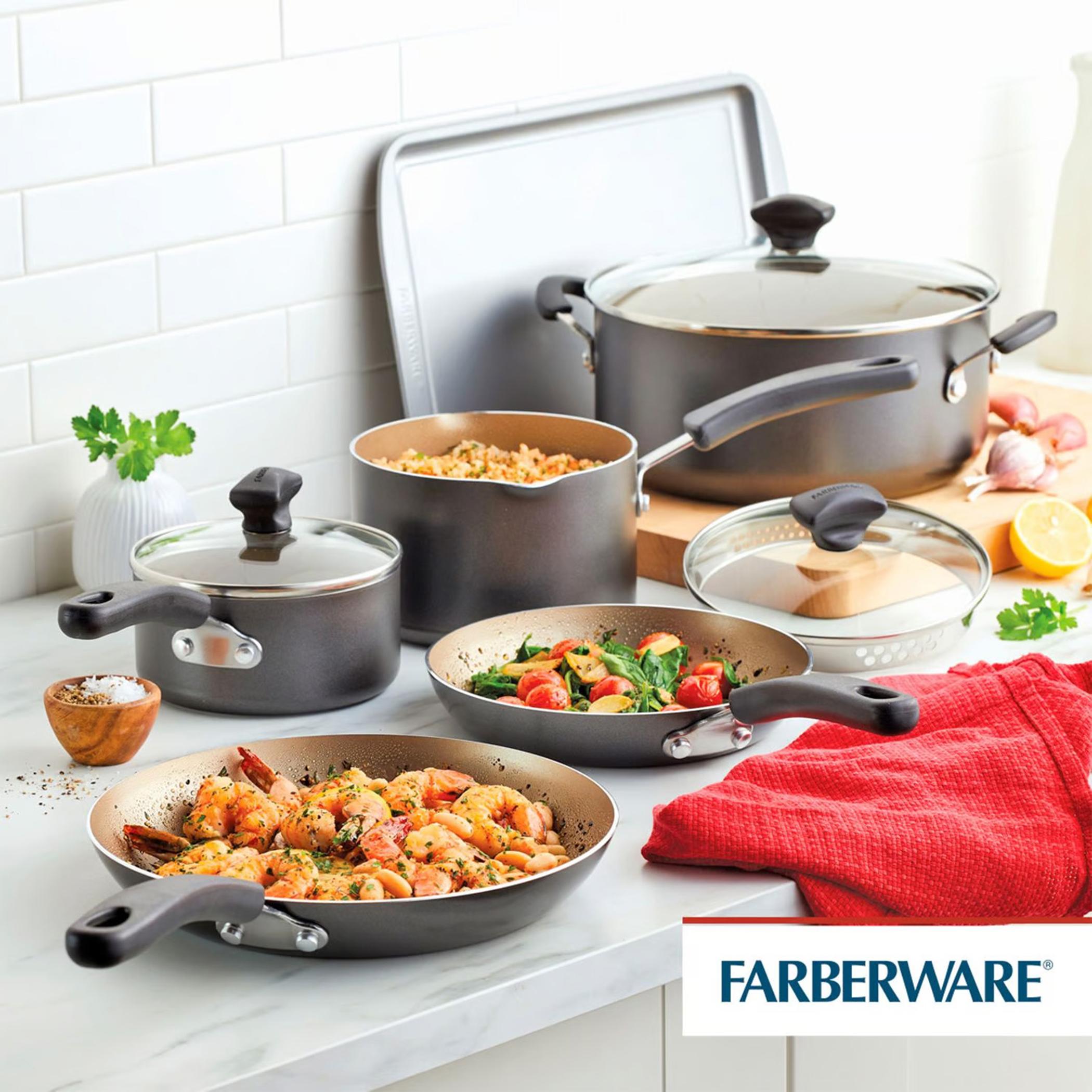 Farberware Cookstart 15-Piece Non-Stick Cookware Set-household-kitchen-cookware-cookwareandsets-image-2