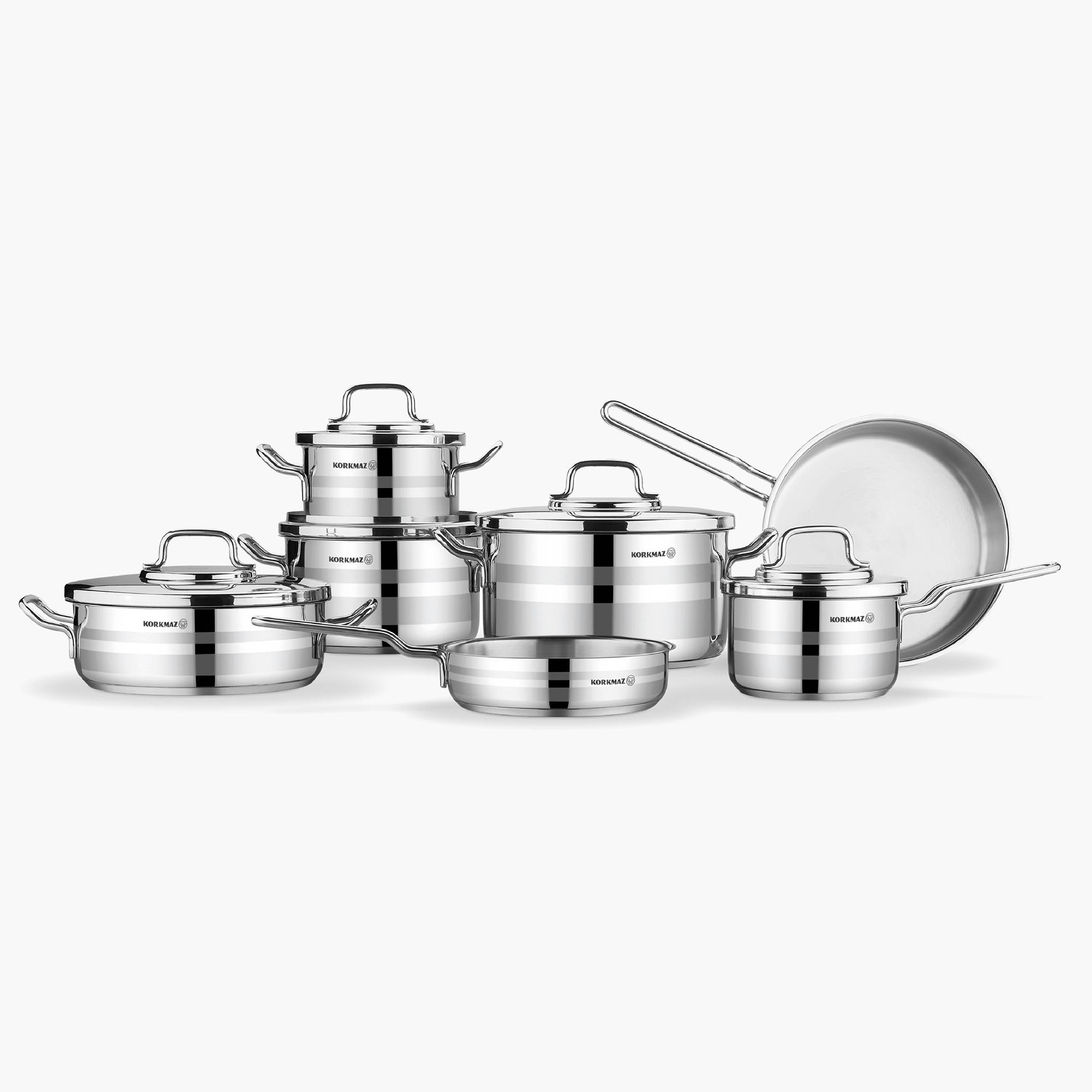 Astron 9-Piece Stainless Steel Cookware Set-household-kitchen-cookware-cookwareandsets-image-1