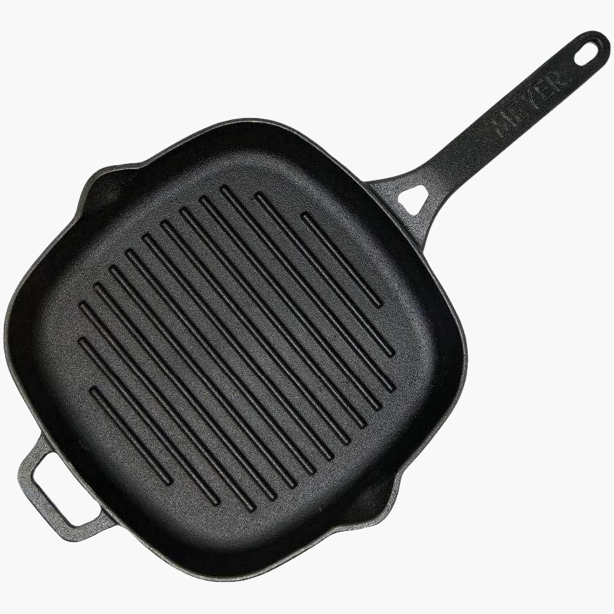 Cast Iron Grill Pan - 25 cms-household-kitchen-cookware-potsandpans-image-2