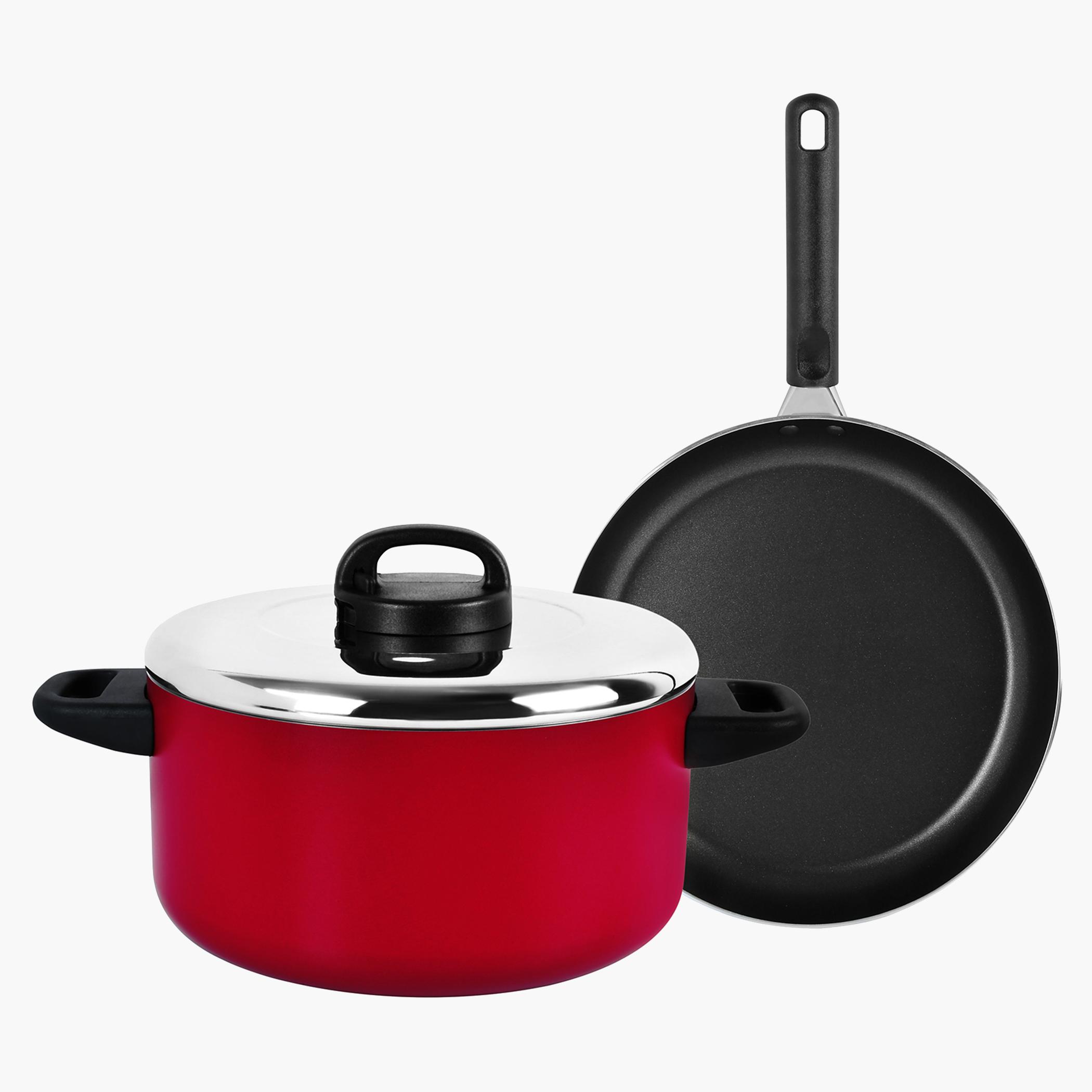 Classique 3-Piece Aluminium Pan and Pot Set-household-kitchen-cookware-cookwareandsets-image-1