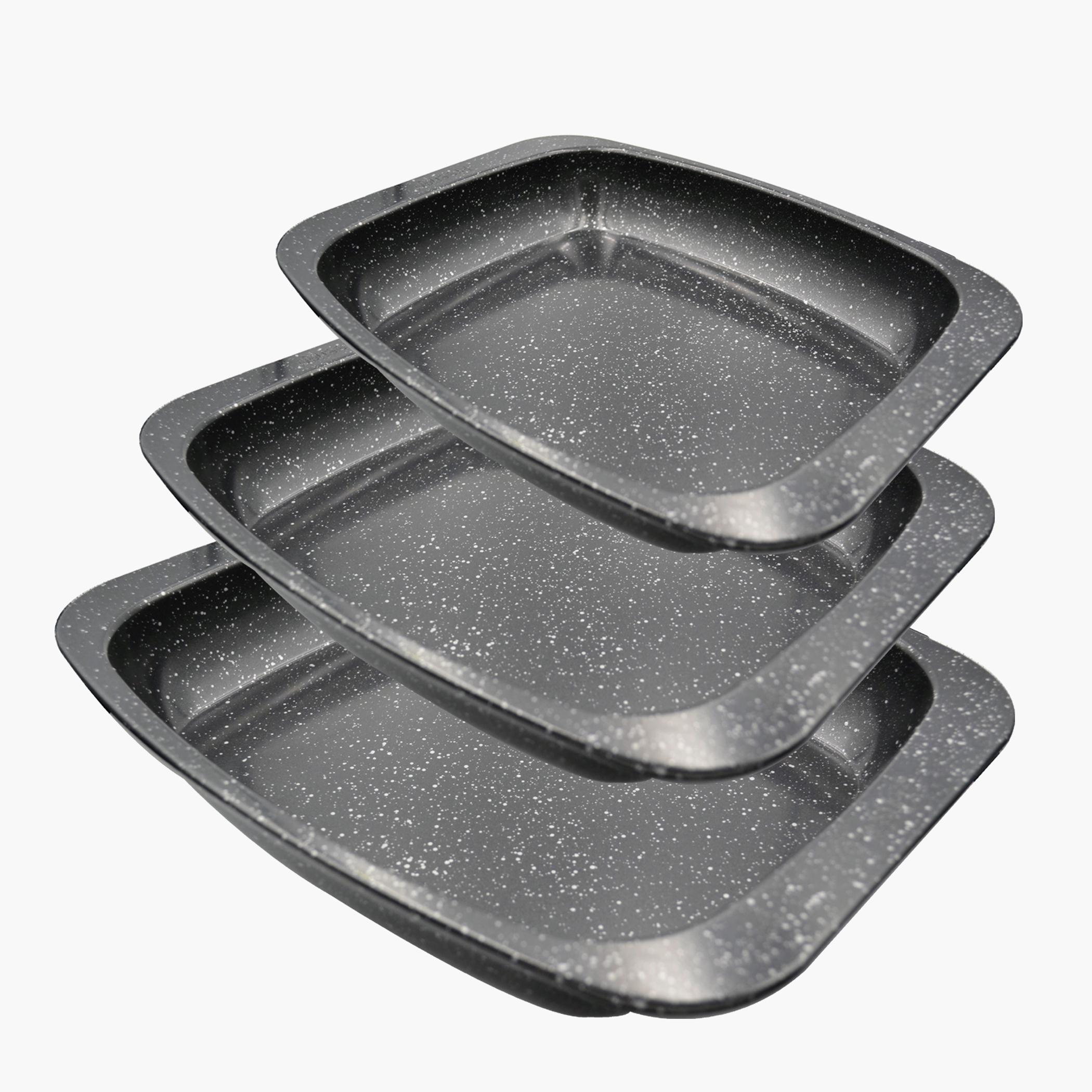 Granite Stone 3-Piece Roaster Set-household-kitchen-bakeware-bakingdishes-image-1