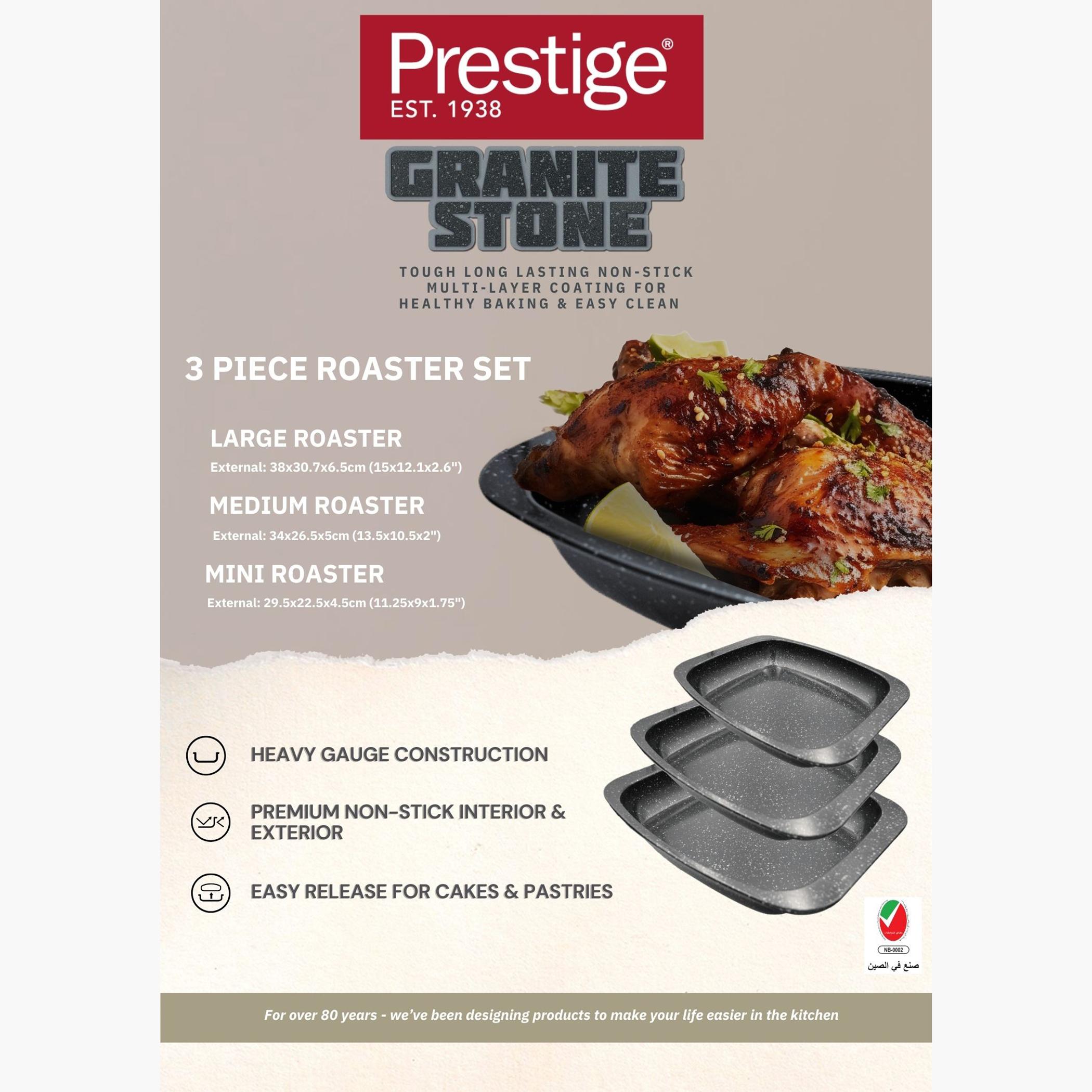 Granite Stone 3-Piece Roaster Set-household-kitchen-bakeware-bakingdishes-image-2