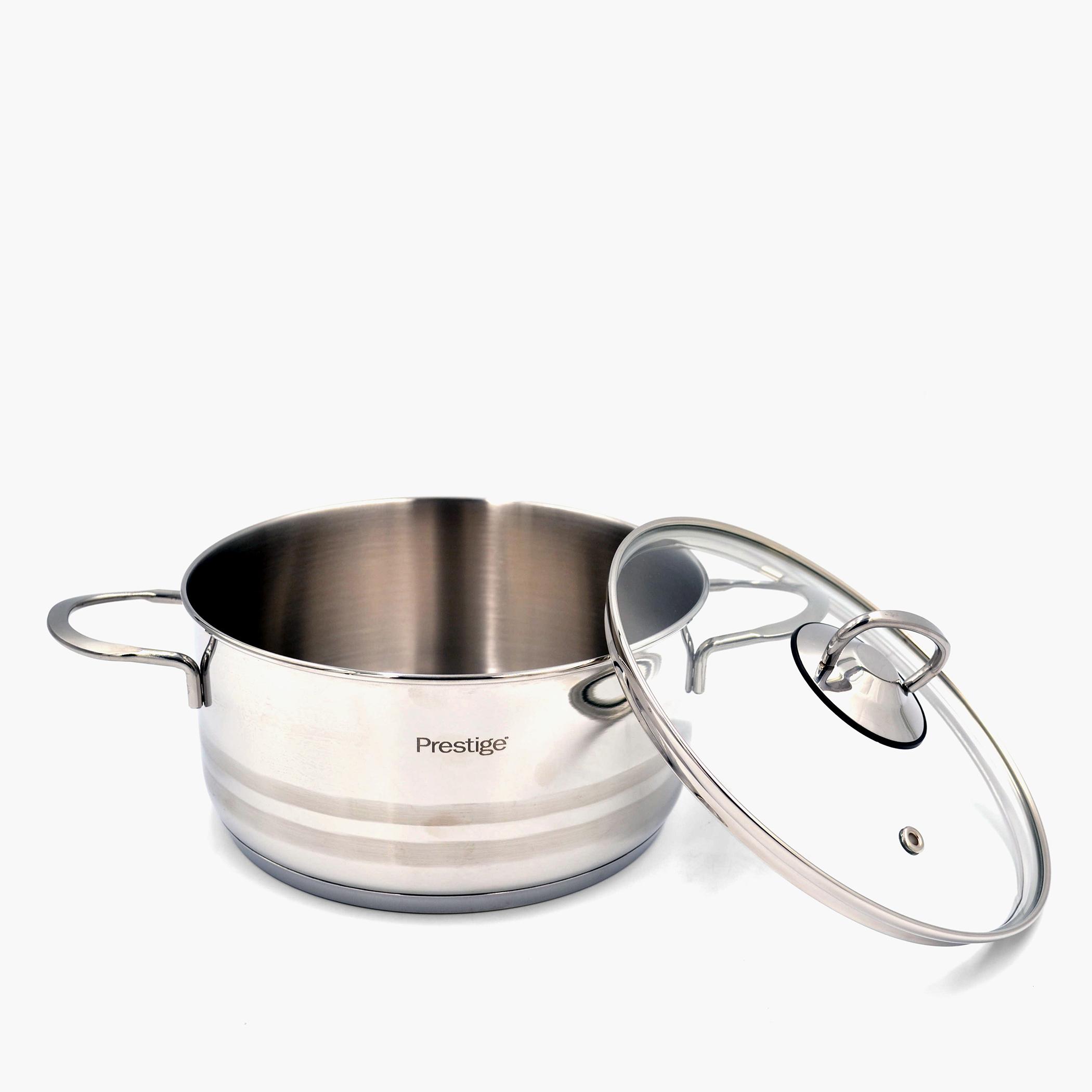 Infinity Stainless Steel Casserole with Lid - 20 cms-household-kitchen-cookware-potsandpans-image-3
