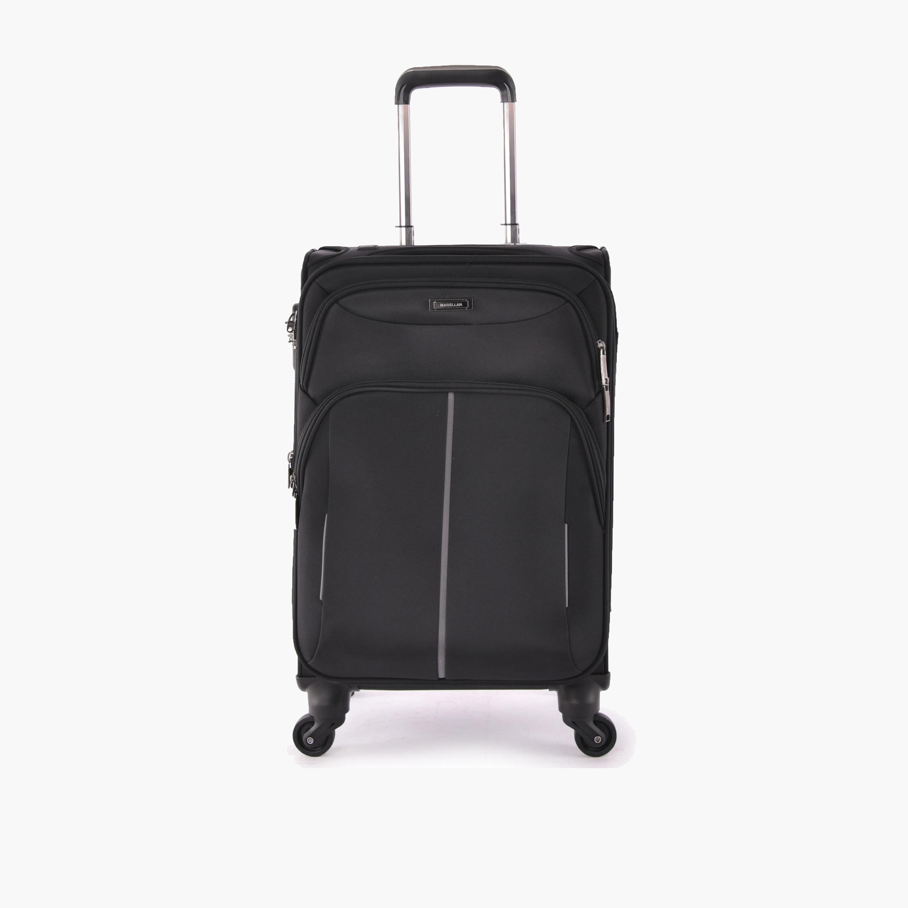 Magellan 59.5 CM Small Cabin Textile Softcase 4-Wheeler Spinner Luggage Bag with Combination Lock | 1337-20-travel-luggagesandbags-luggage-image-1