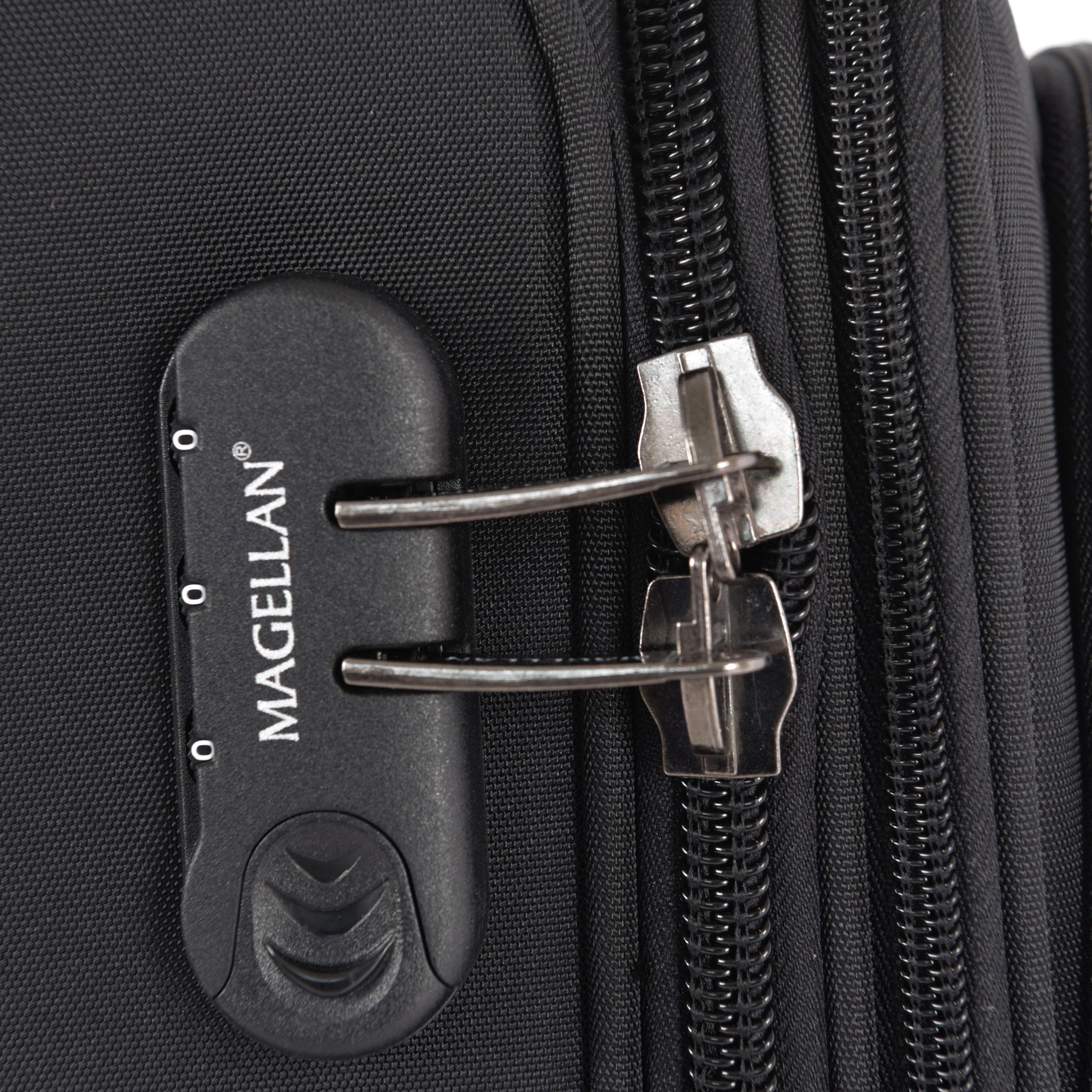 Magellan 59.5 CM Small Cabin Textile Softcase 4-Wheeler Spinner Luggage Bag with Combination Lock | 1337-20-travel-luggagesandbags-luggage-image-10