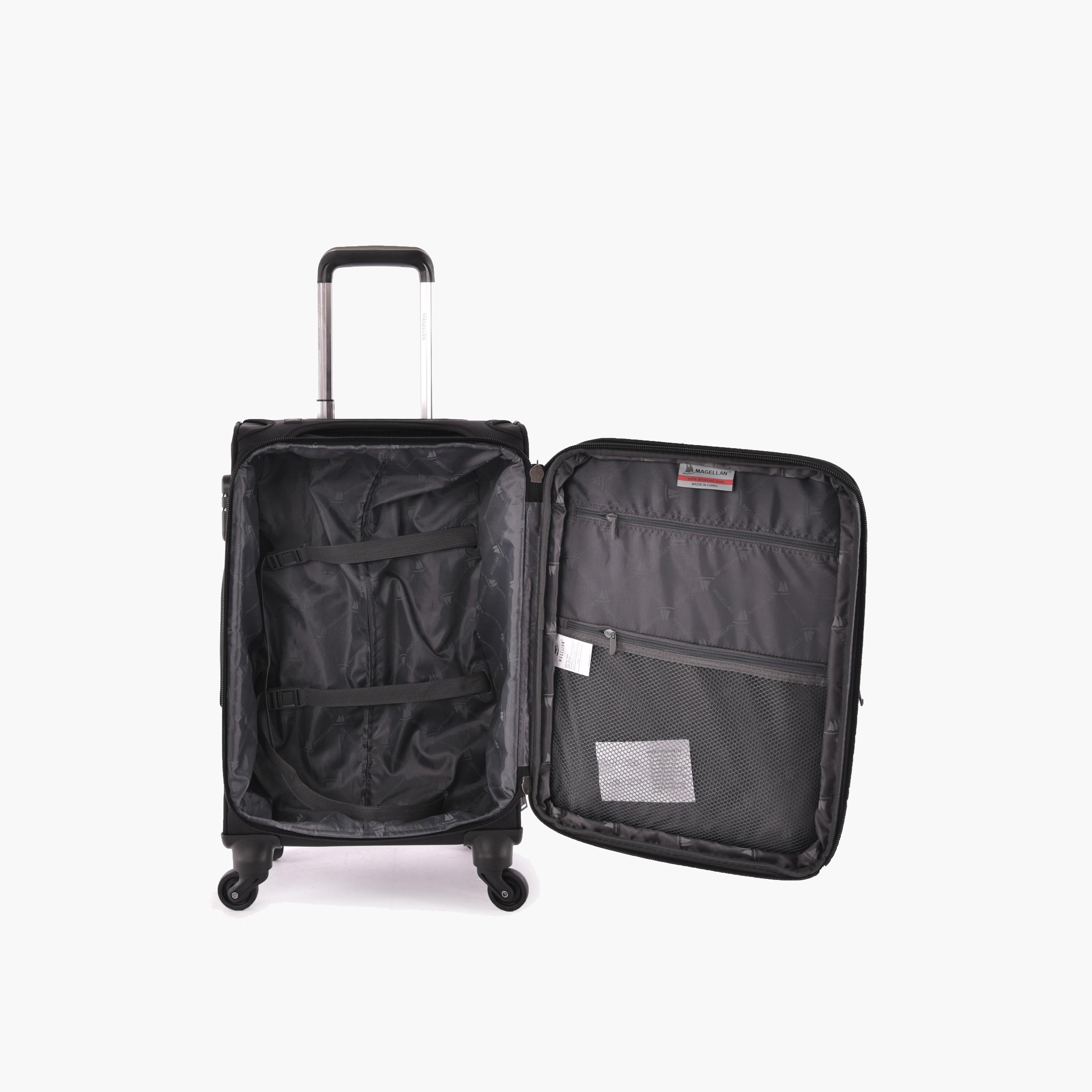 Magellan 59.5 CM Small Cabin Textile Softcase 4-Wheeler Spinner Luggage Bag with Combination Lock | 1337-20-travel-luggagesandbags-luggage-image-8