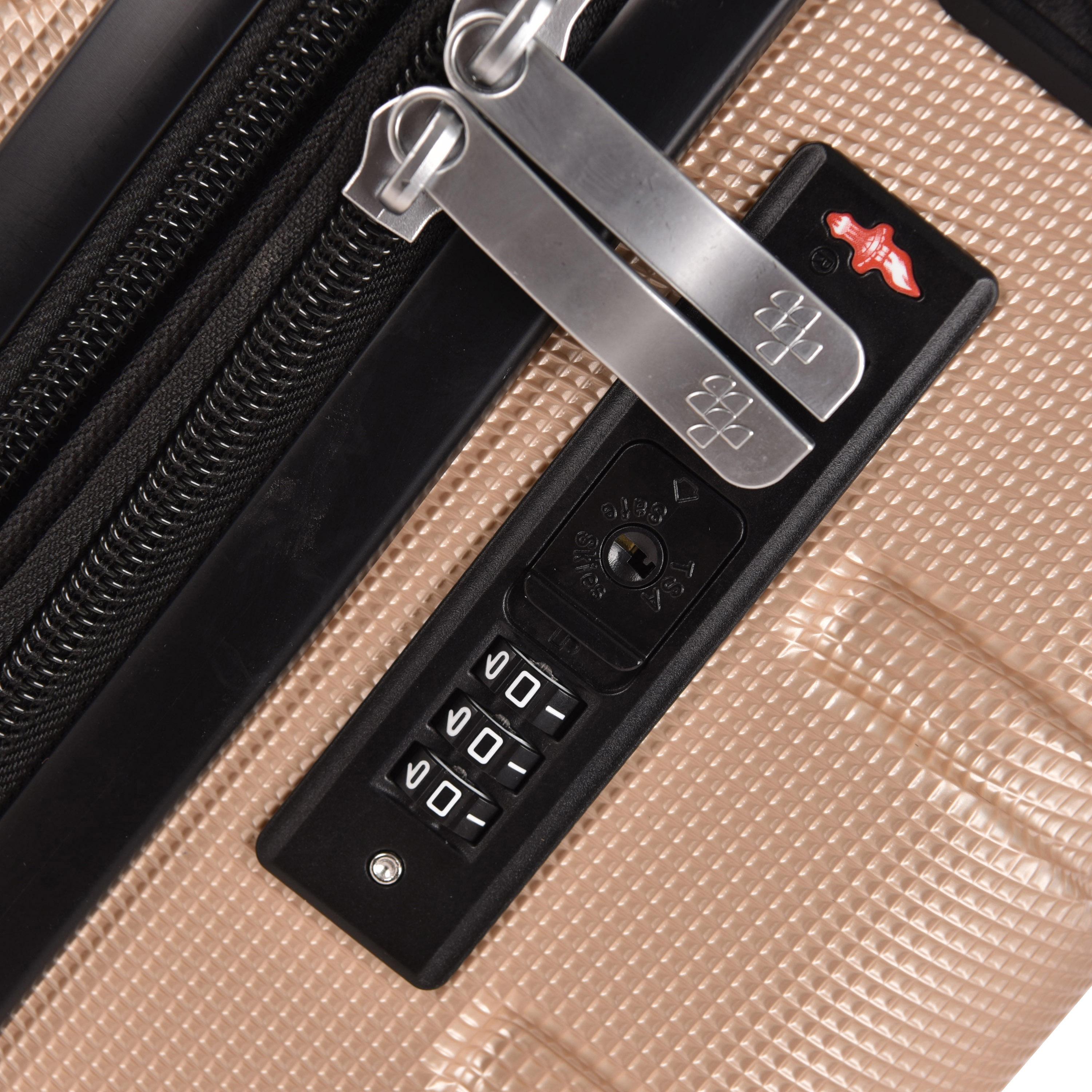 Magellan 58 CM Small Cabin ABS Hardcase 4-Wheeler Spinner Luggage Bag with TSA Lock | HK092-20-travel-luggagesandbags-luggage-image-10