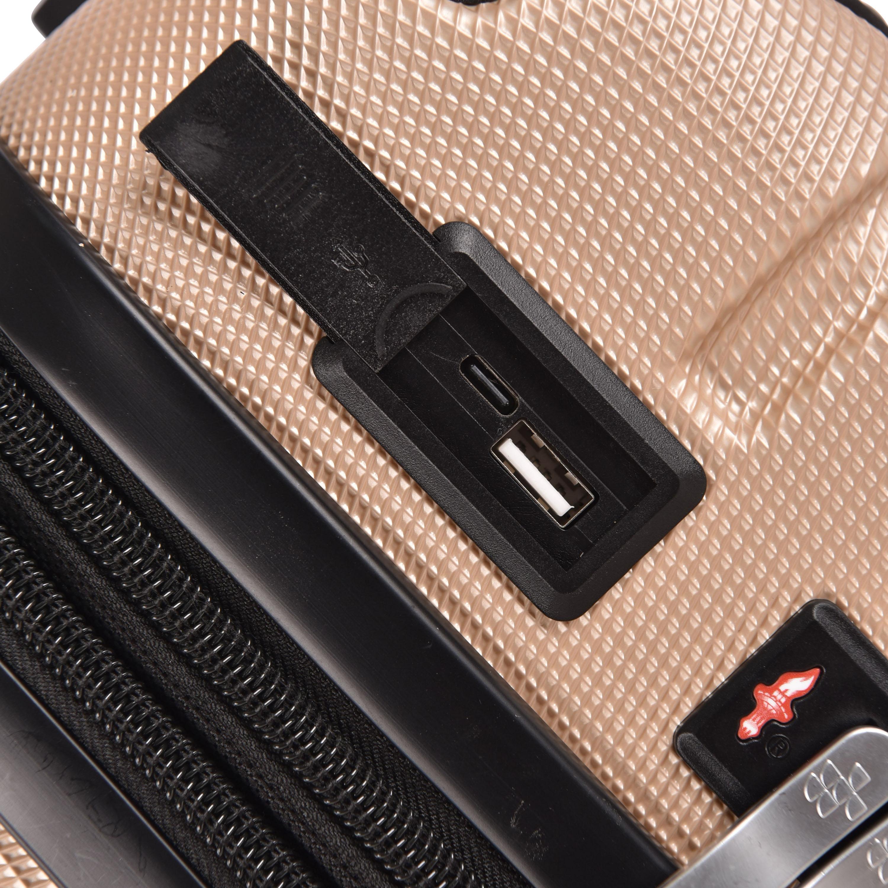 Magellan 58 CM Small Cabin ABS Hardcase 4-Wheeler Spinner Luggage Bag with TSA Lock | HK092-20-travel-luggagesandbags-luggage-image-11