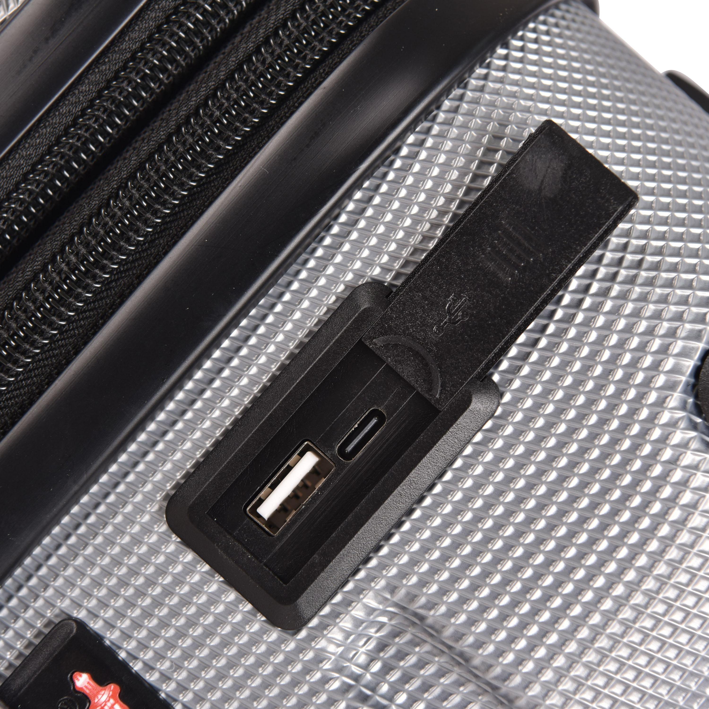 Magellan 58 CM Small Cabin ABS Hardcase 4-Wheeler Spinner Luggage Bag with TSA Lock | HK092-20-travel-luggagesandbags-luggage-image-11