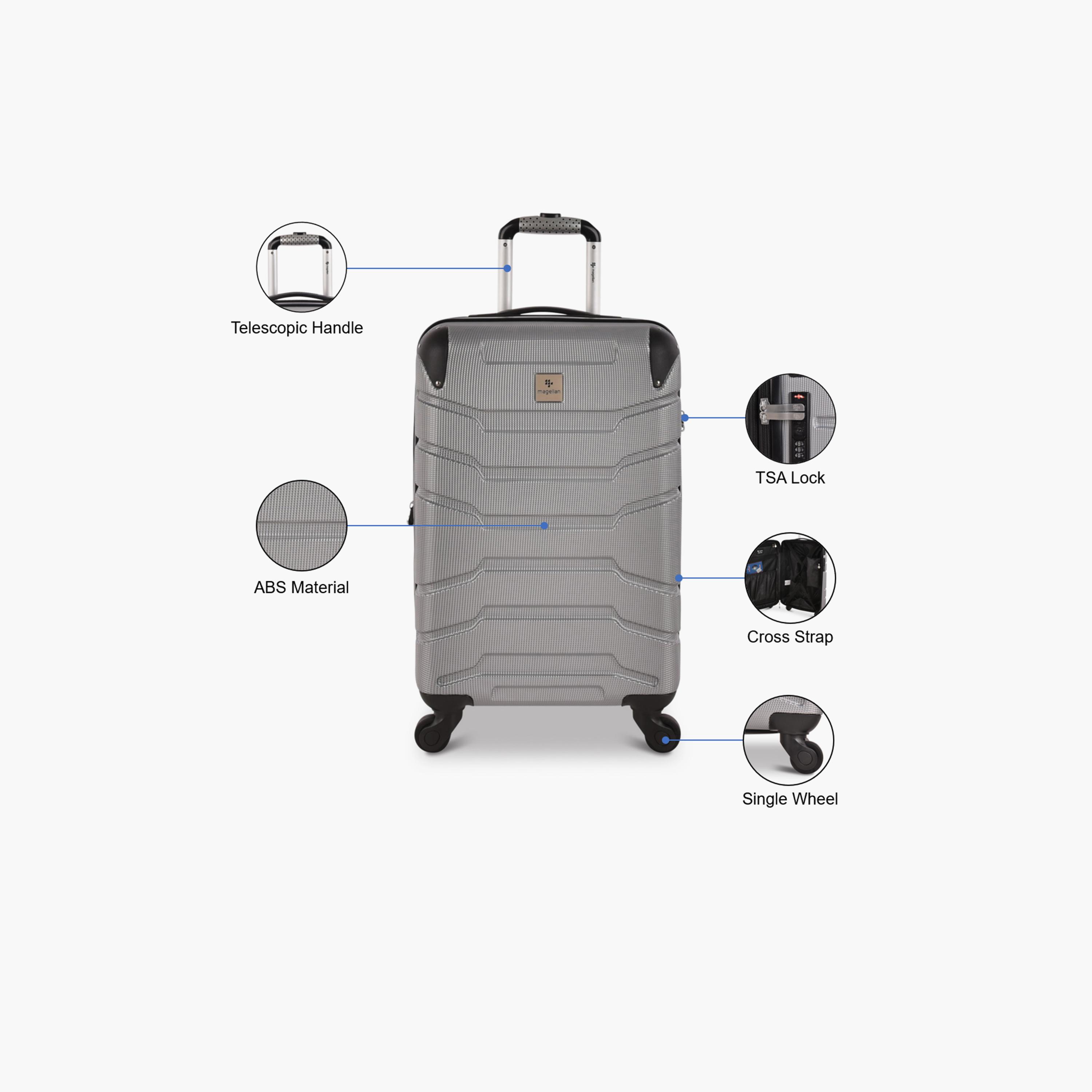 Magellan 58 CM Small Cabin ABS Hardcase 4-Wheeler Spinner Luggage Bag with TSA Lock | HK092-20-travel-luggagesandbags-luggage-image-3