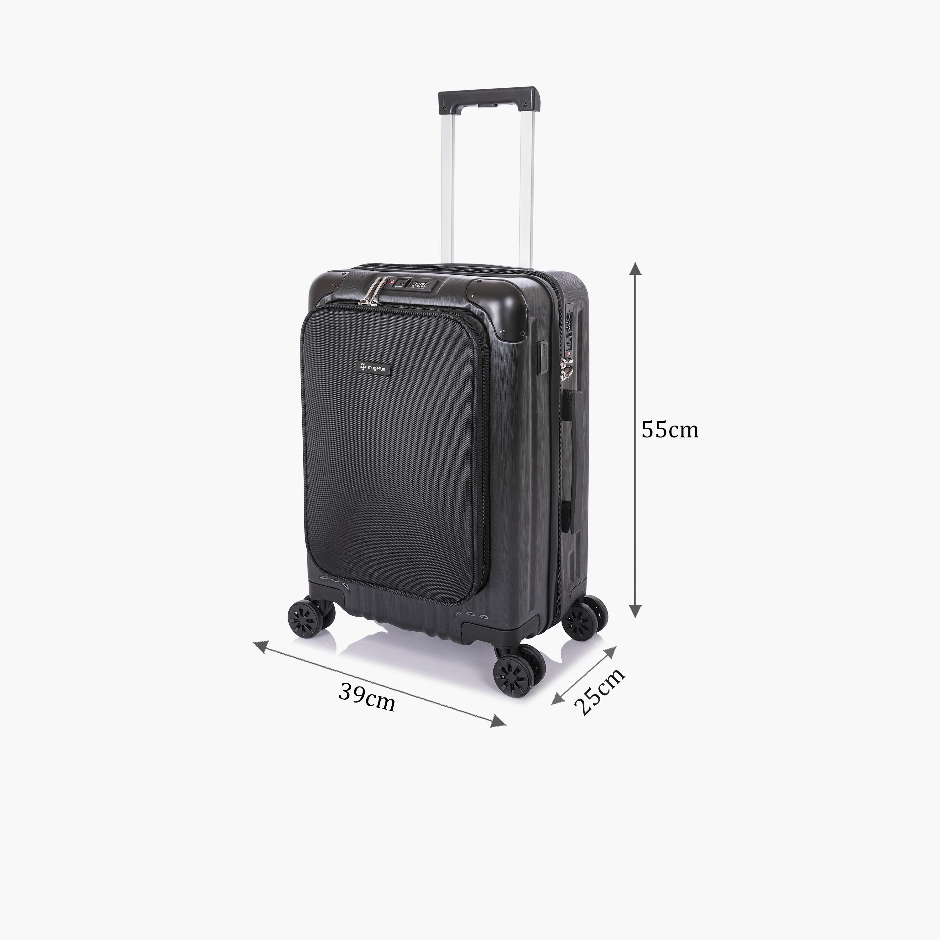 Magellan 55 CM Small Cabin Polycarbonate and ABS Hardcase 4-Wheeler Spinner Luggage Bag with TSA Lock | CTH0077F-20-travel-luggagesandbags-luggage-image-2