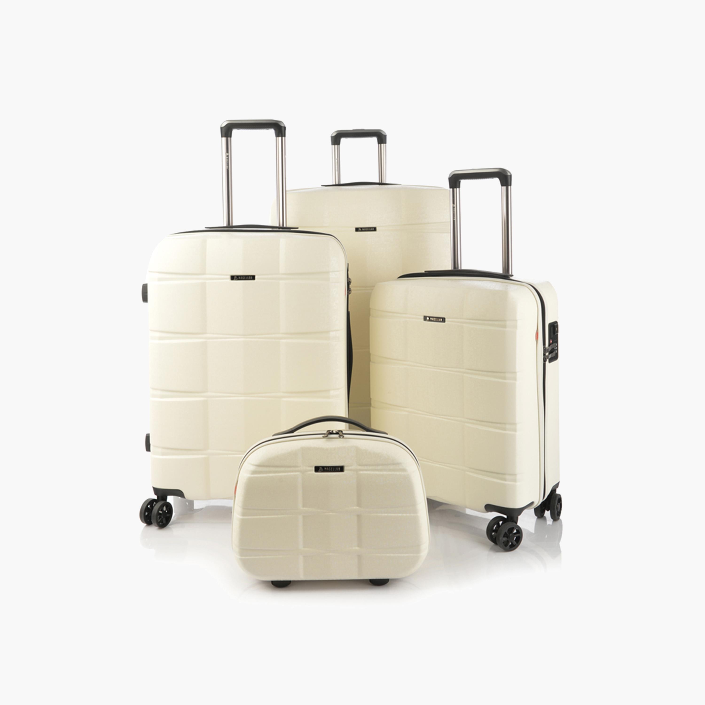 Magellan Set of 4 Polycarbonate and ABS Hardcase 4-Wheeler Spinner Luggage Bags with TSA Lock | 1644HA/4P-travel-luggagesandbags-luggage-image-1