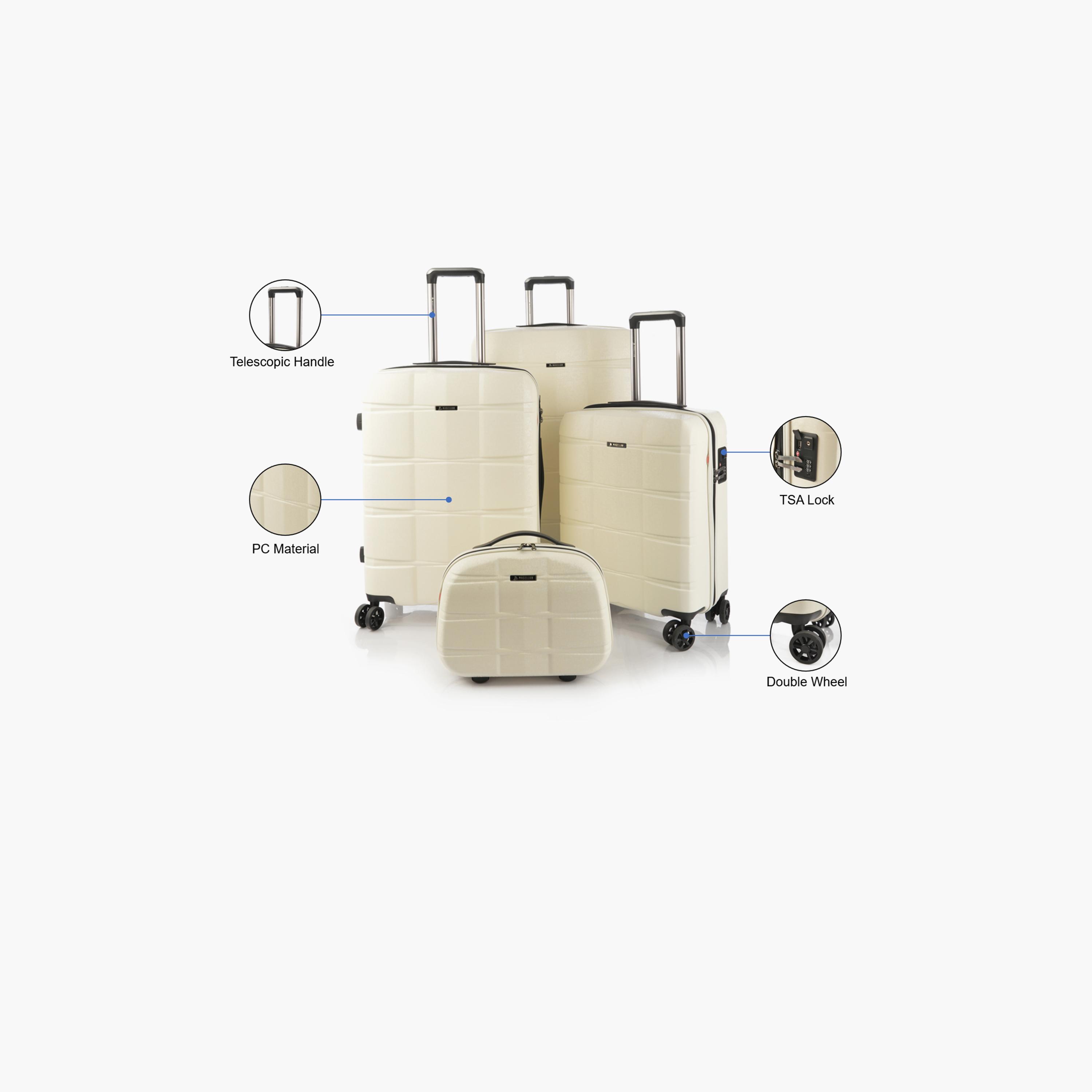 Magellan Set of 4 Polycarbonate and ABS Hardcase 4-Wheeler Spinner Luggage Bags with TSA Lock | 1644HA/4P-travel-luggagesandbags-luggage-image-2