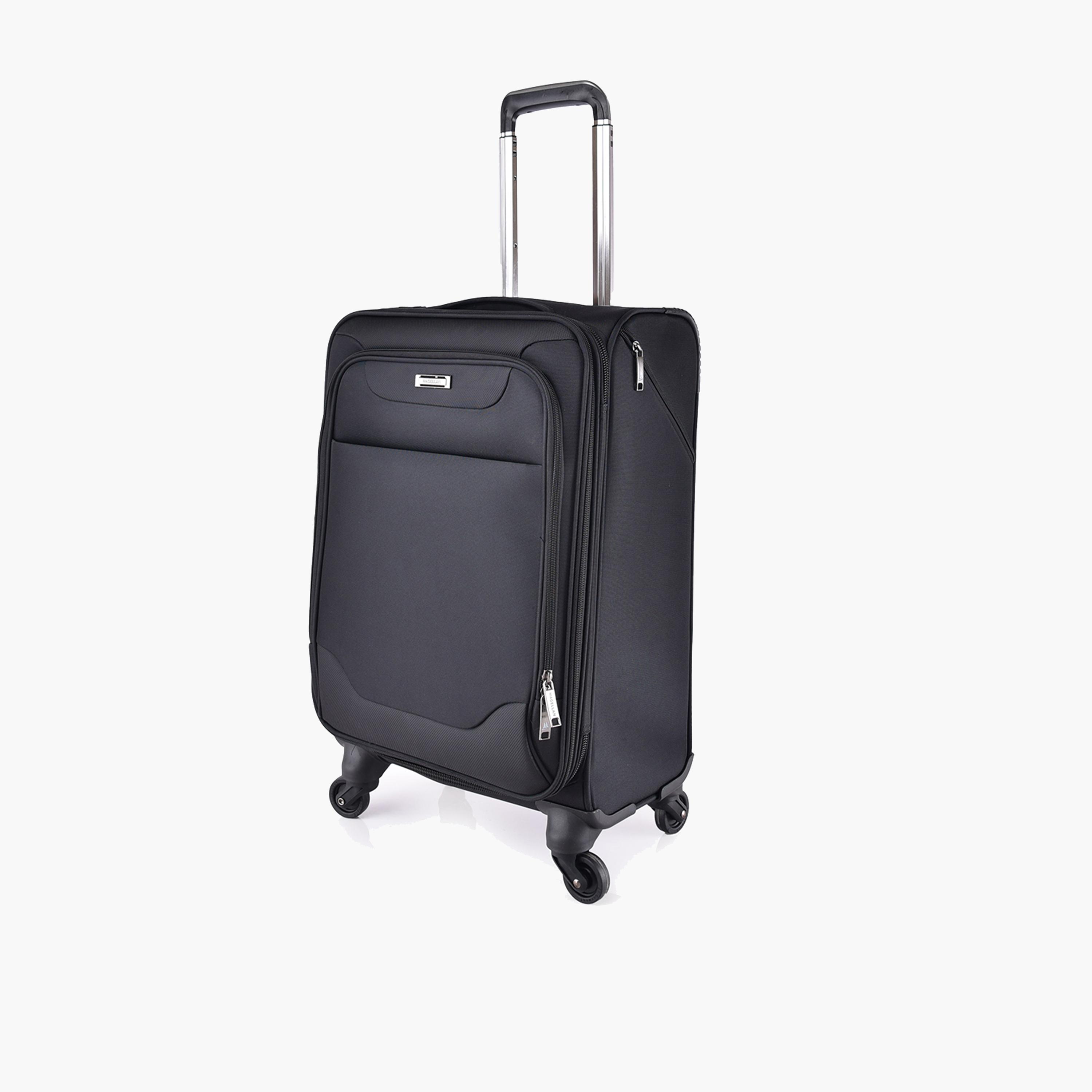 Magellan 58 CM Small Cabin Textile Softcase 4-Wheeler Spinner Luggage Bag with TSA Lock | 1303-20-travel-luggagesandbags-luggage-image-5