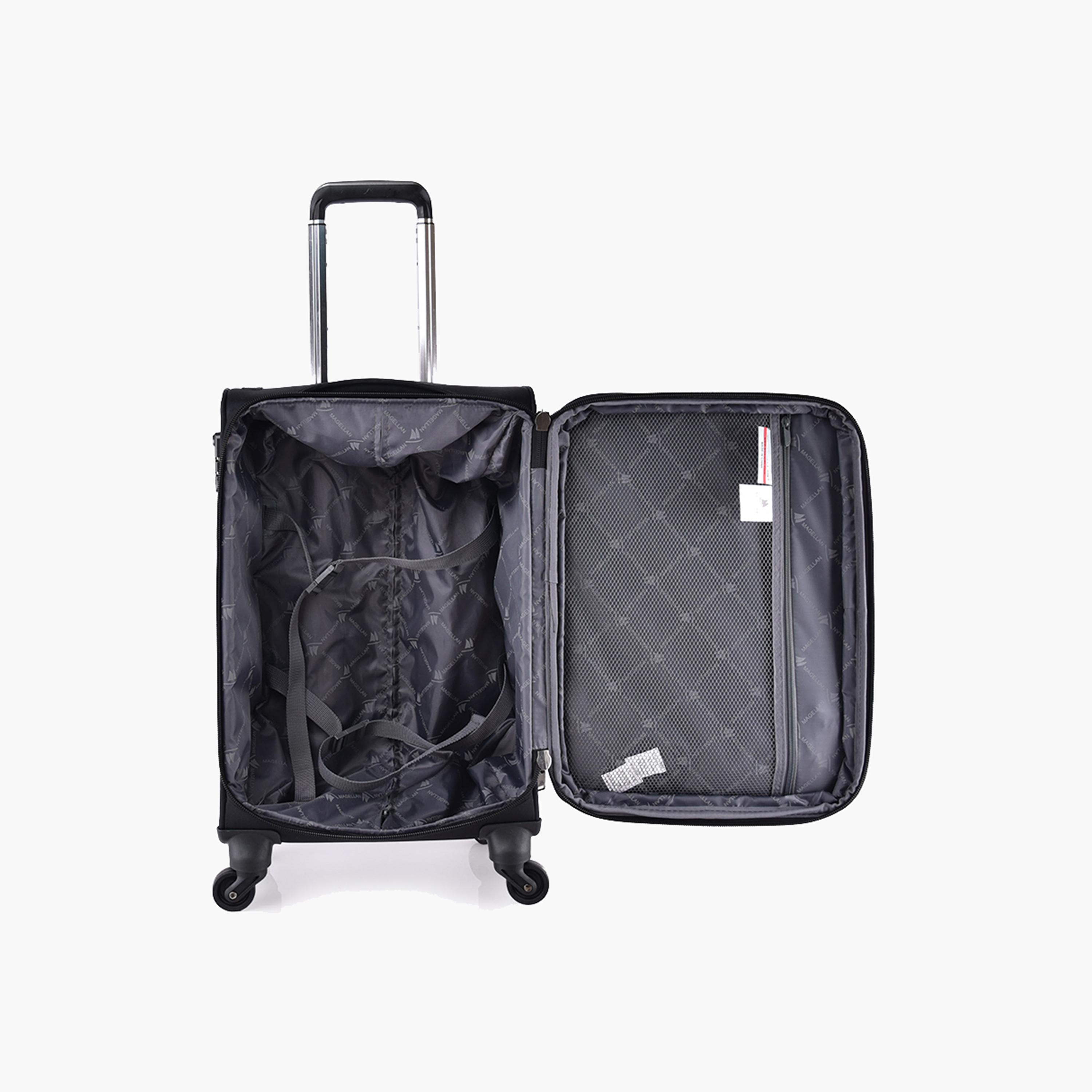 Magellan 58 CM Small Cabin Textile Softcase 4-Wheeler Spinner Luggage Bag with TSA Lock | 1303-20-travel-luggagesandbags-luggage-image-8
