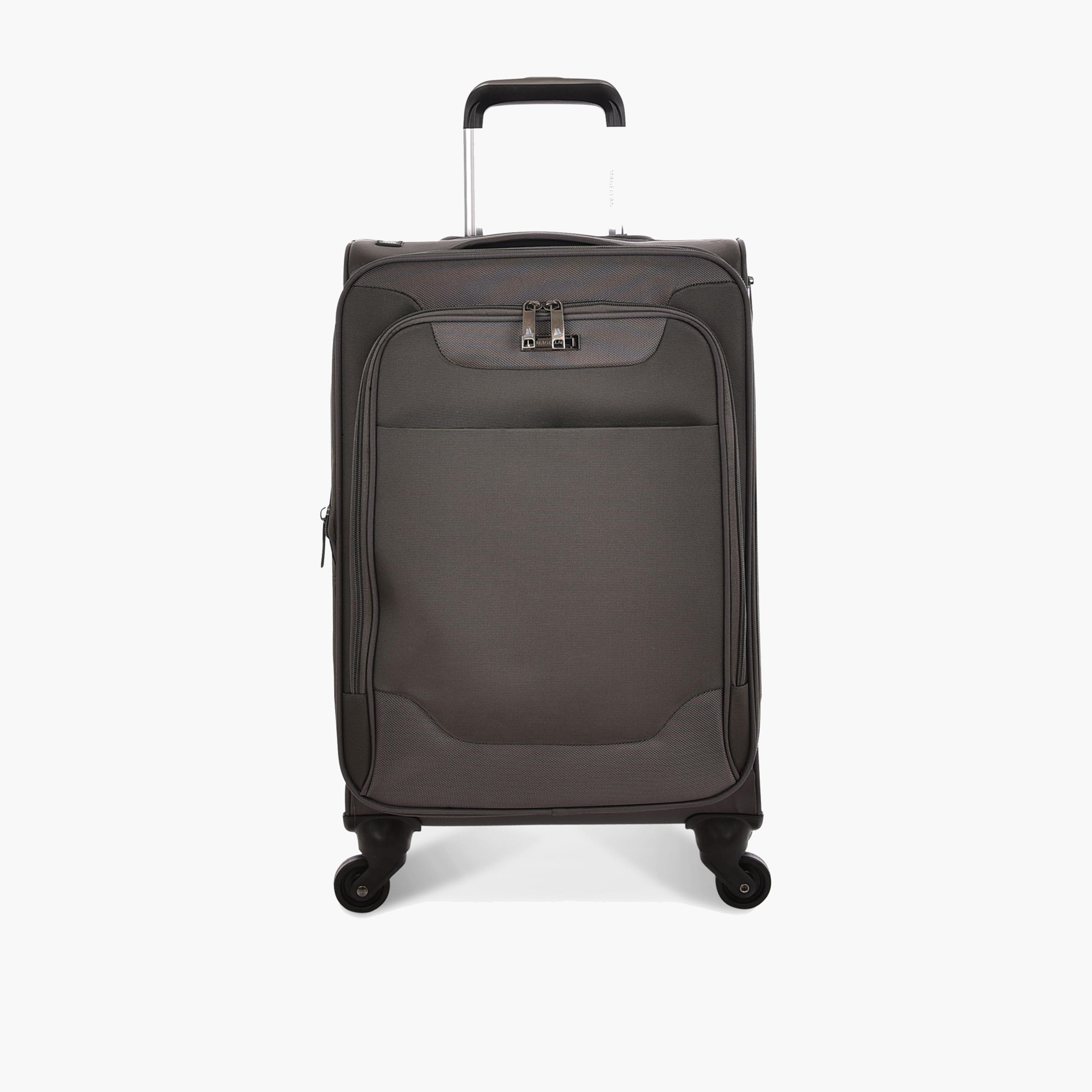 Magellan 58 CM Small Cabin Textile Softcase 4-Wheeler Spinner Luggage Bag with TSA Lock | 1303-20-travel-luggagesandbags-luggage-image-1
