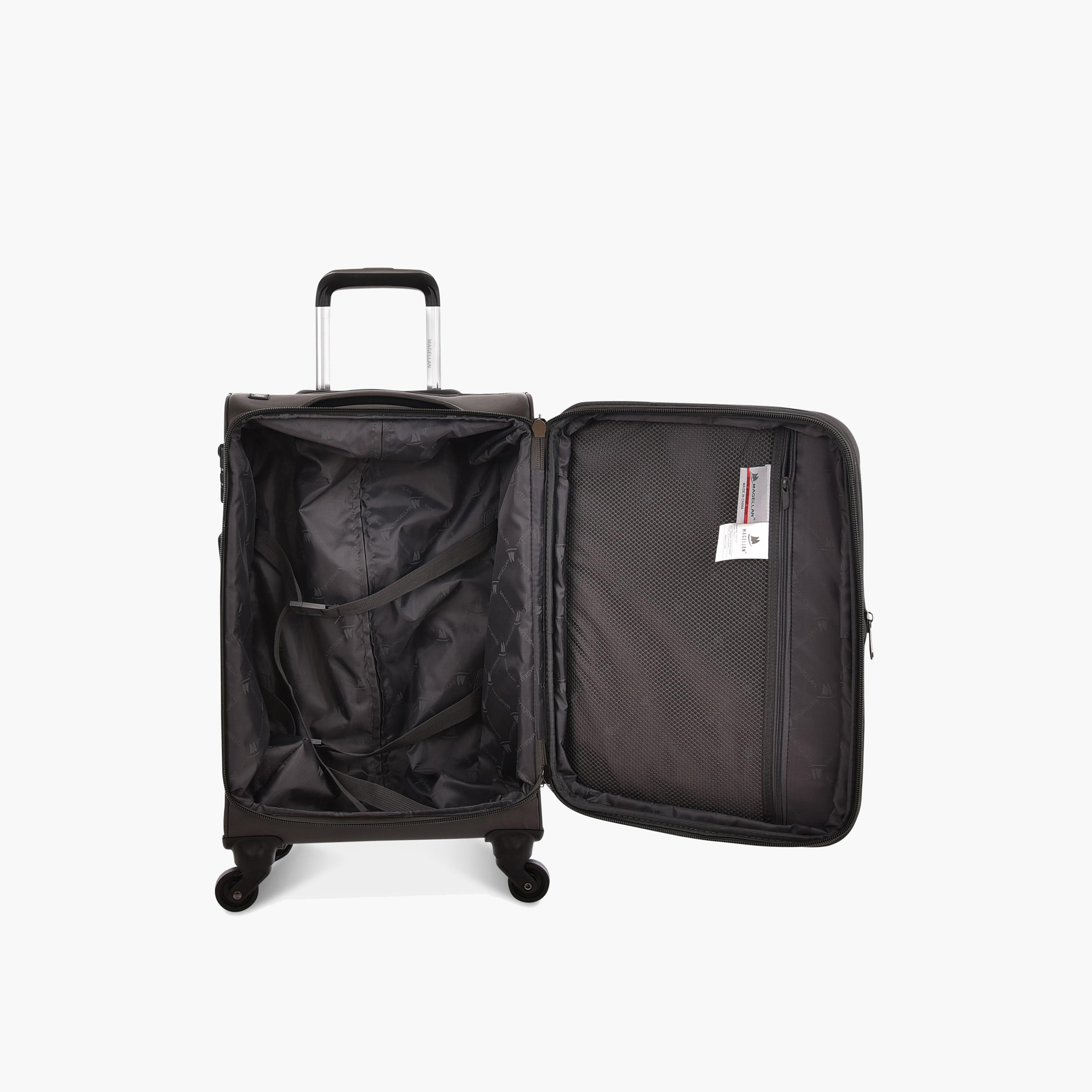 Magellan 58 CM Small Cabin Textile Softcase 4-Wheeler Spinner Luggage Bag with TSA Lock | 1303-20-travel-luggagesandbags-luggage-image-8