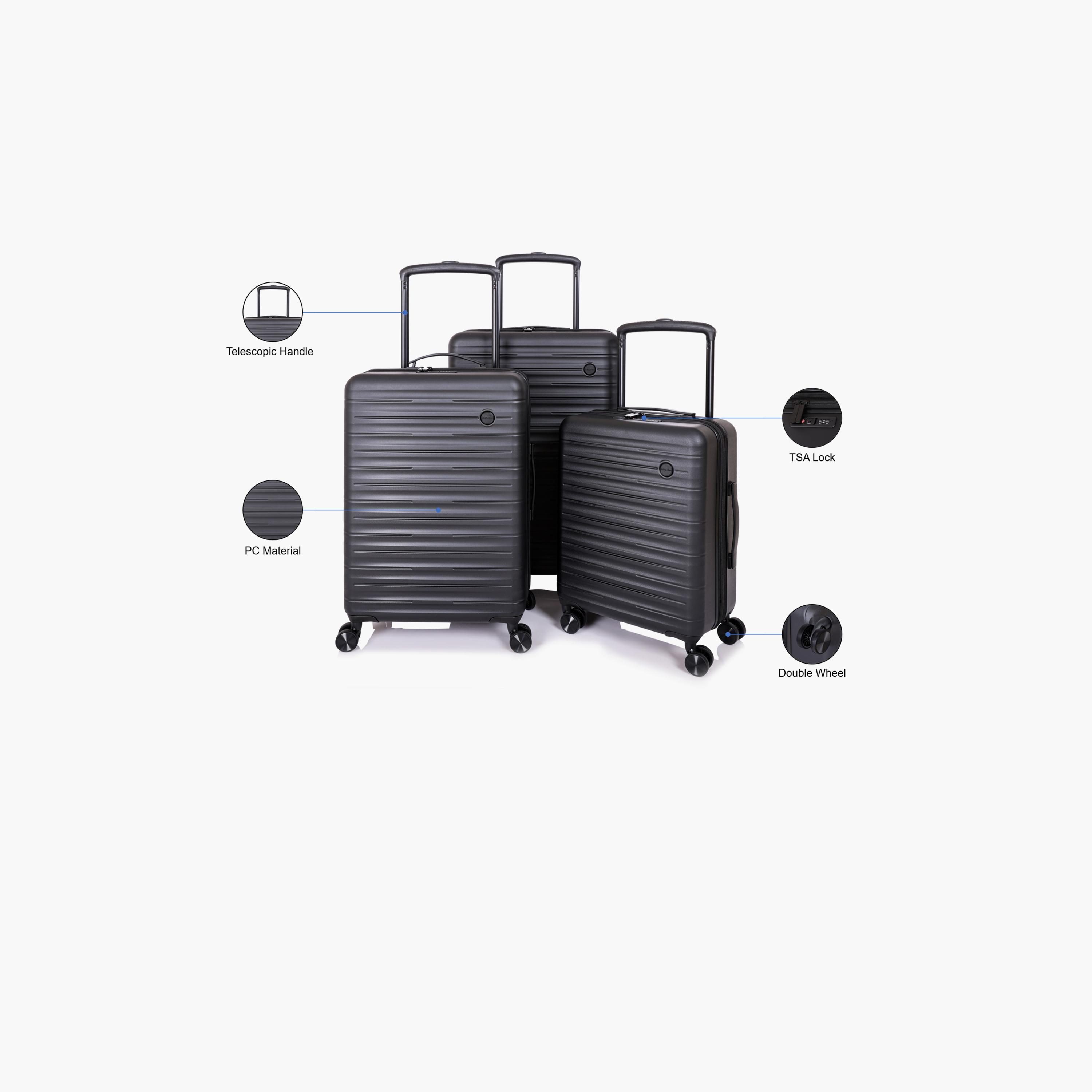 Magellan Set of 3 Polycarbonate and ABS Hardcase 4-Wheeler Spinner Luggage Bags with TSA Lock | CS246/3P-travel-luggagesandbags-luggage-image-2