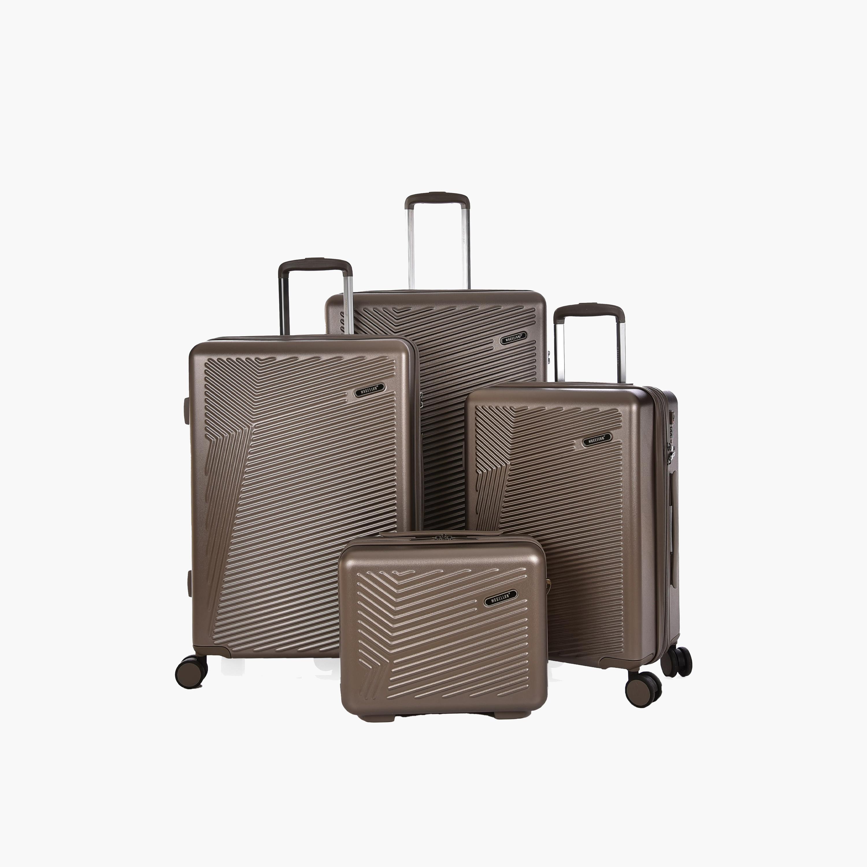 Magellan Set of 4 Polycarbonate and ABS Hardcase 4-Wheeler Spinner Luggage Bags with TSA Lock | 22001/4P-travel-luggagesandbags-luggage-image-1