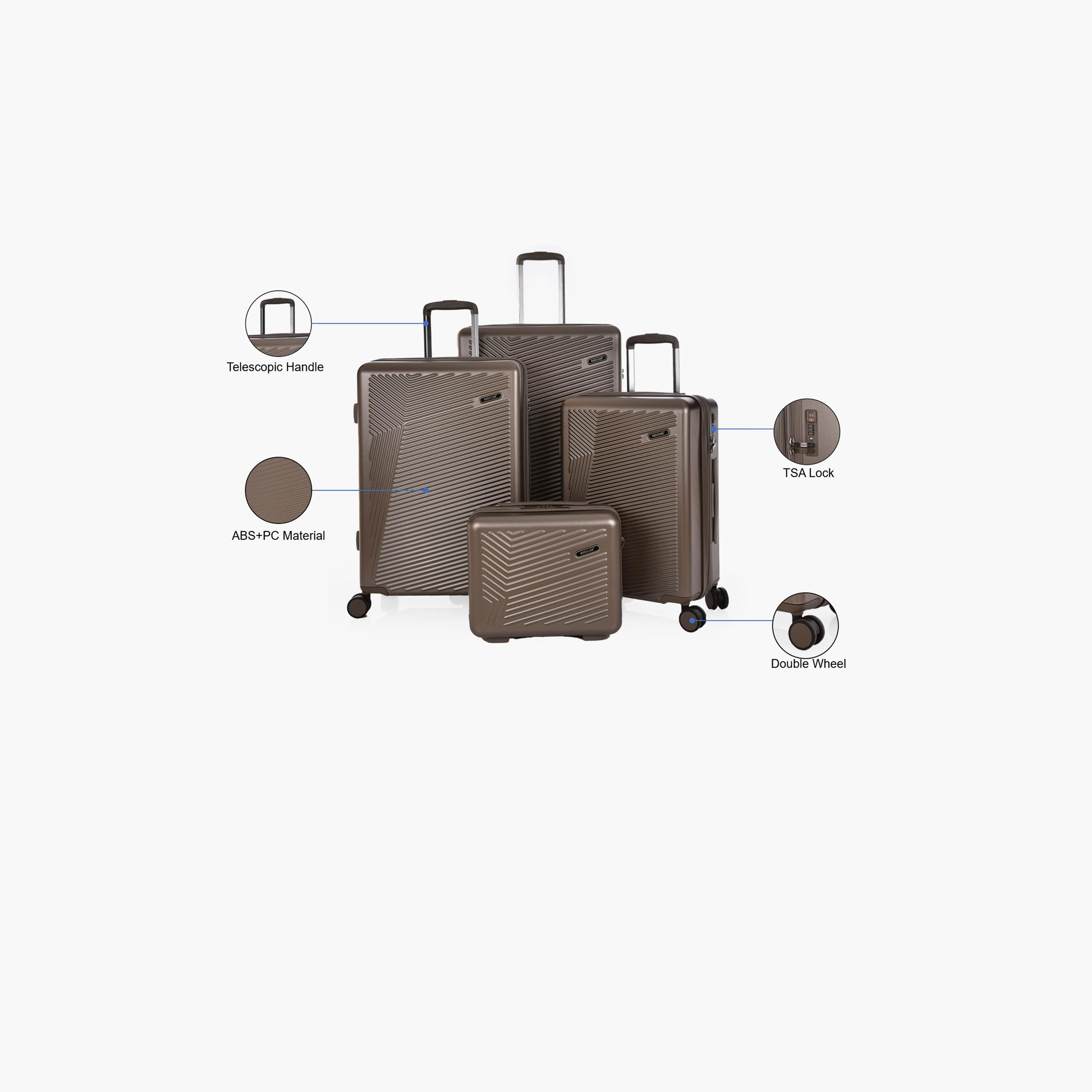 Magellan Set of 4 Polycarbonate and ABS Hardcase 4-Wheeler Spinner Luggage Bags with TSA Lock | 22001/4P-travel-luggagesandbags-luggage-image-2