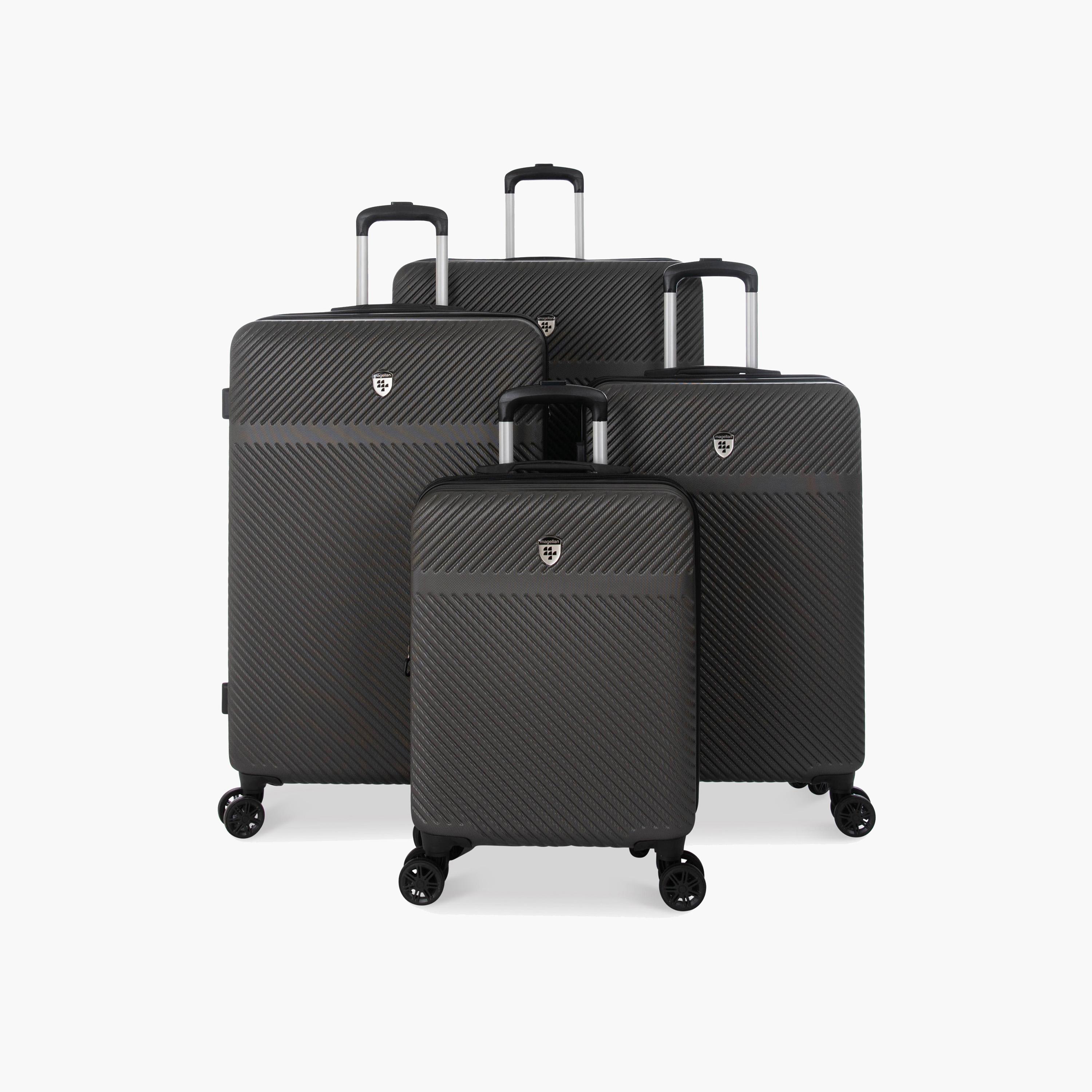 Magellan Set of 4 Polycarbonate and ABS Hardcase 4-Wheeler Spinner Luggage Bags with TSA Lock | CTH0021S/4P-travel-luggagesandbags-luggage-image-1