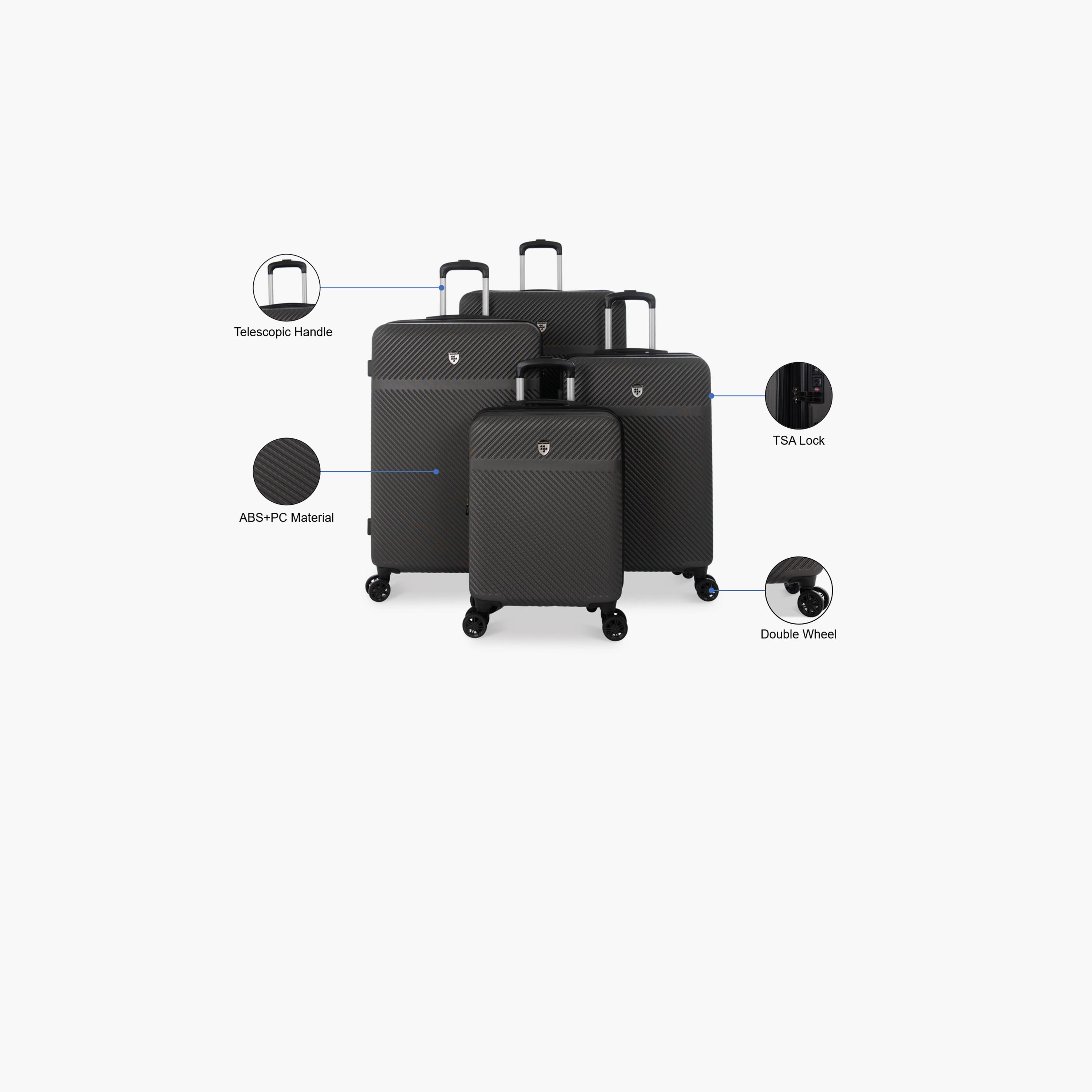 Magellan Set of 4 Polycarbonate and ABS Hardcase 4-Wheeler Spinner Luggage Bags with TSA Lock | CTH0021S/4P-travel-luggagesandbags-luggage-image-2