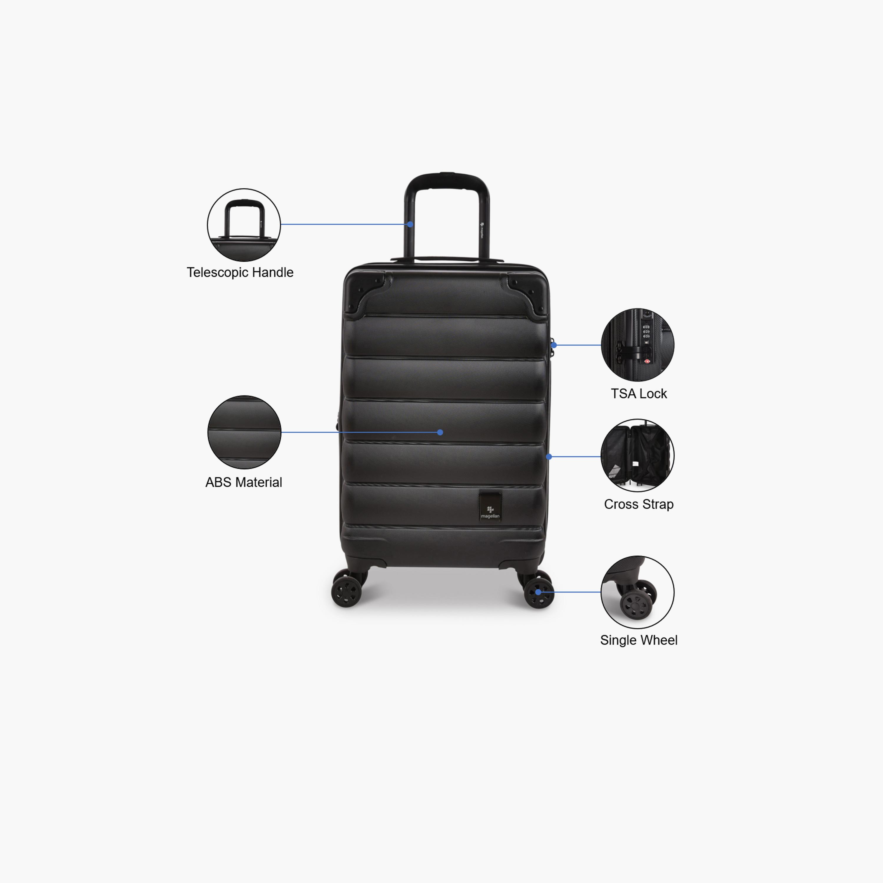 Magellan 54.2 CM Small Cabin ABS Hardcase 4-Wheeler Spinner Luggage Bag with TSA Lock | HK093-20-travel-luggagesandbags-luggage-image-3