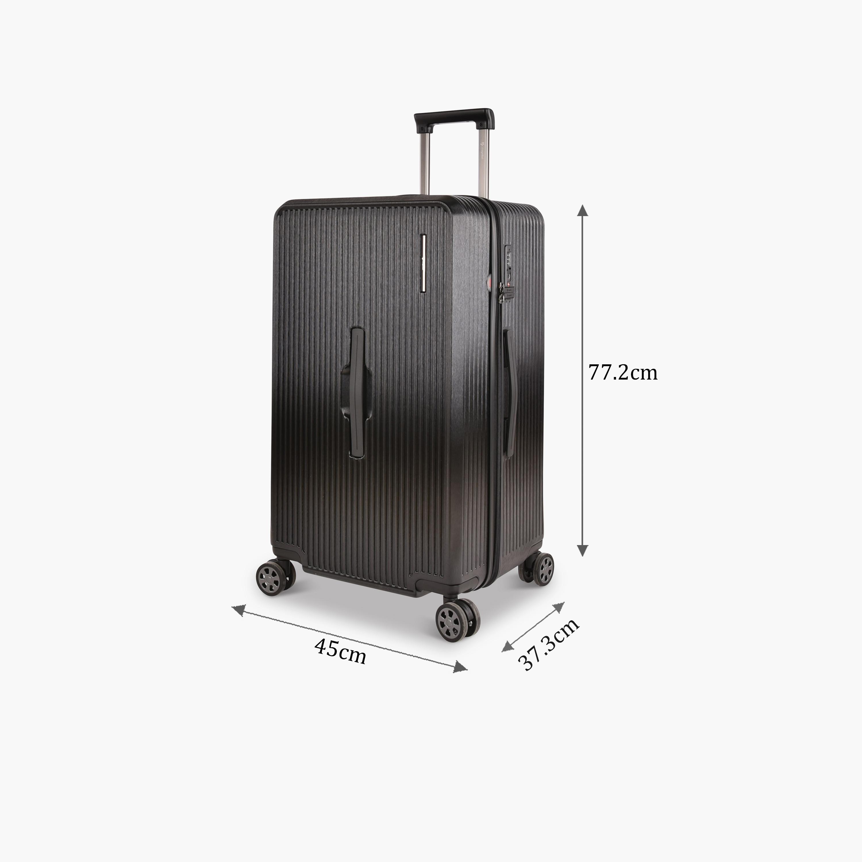 Buy Magellan 77.2 CM Large Check In Polycarbonate and ABS Hardcase 4 Wheeler Spinner Luggage Bag with TSA Lock 1718HA 29 Trunk Online Centrepoint KSA