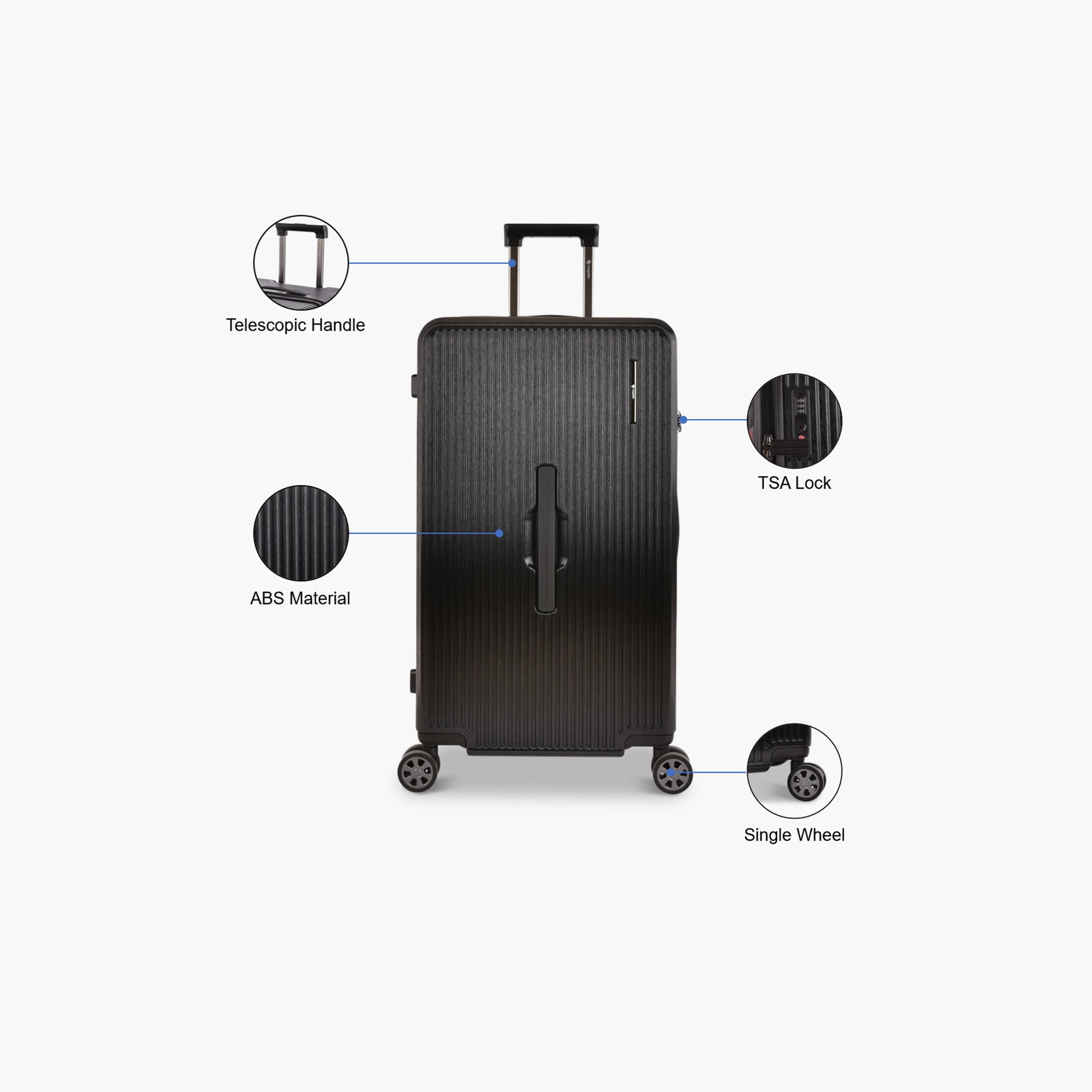 Magellan 77.2 CM Large Check-In Polycarbonate and ABS Hardcase 4-Wheeler Spinner Luggage Bag with TSA Lock | 1718HA-29(Trunk)-travel-luggagesandbags-luggage-image-3