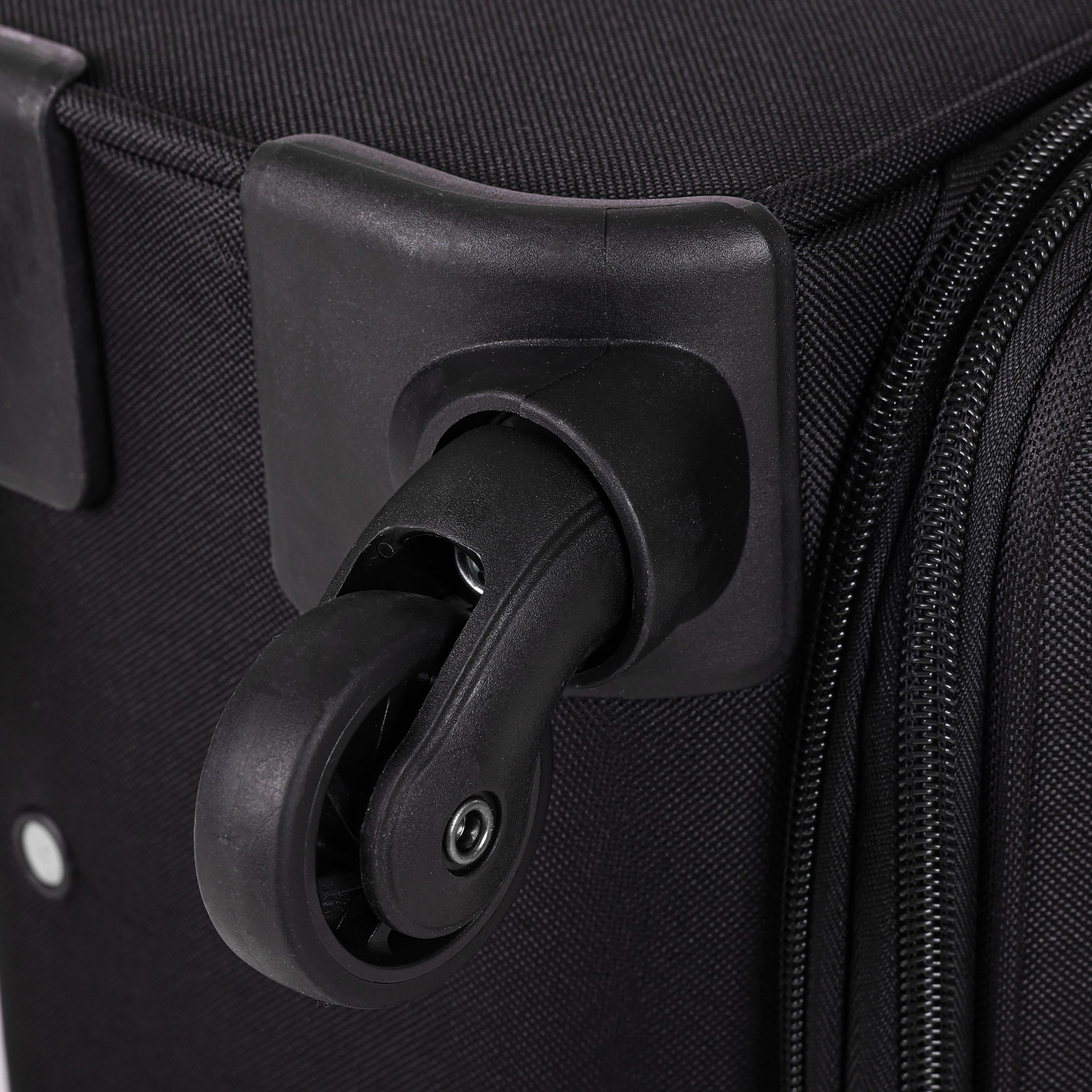Track Set of 3 Textile Softcase 4-Wheeler Spinner Luggage Bags with Combination Lock | LG005/3P-travel-luggagesandbags-luggage-image-11