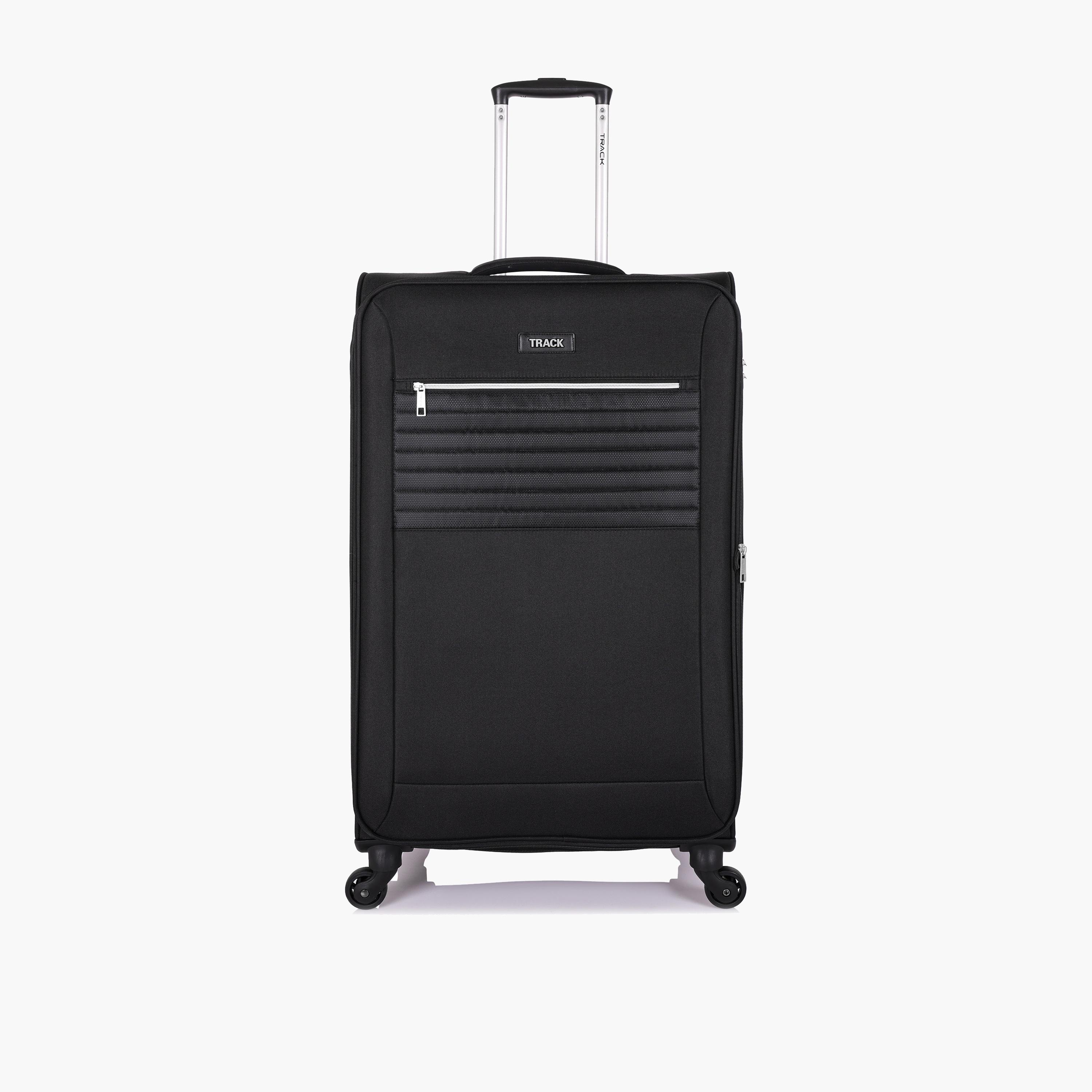 Track Set of 3 Textile Softcase 4-Wheeler Spinner Luggage Bags with Combination Lock | LG005/3P-travel-luggagesandbags-luggage-image-4